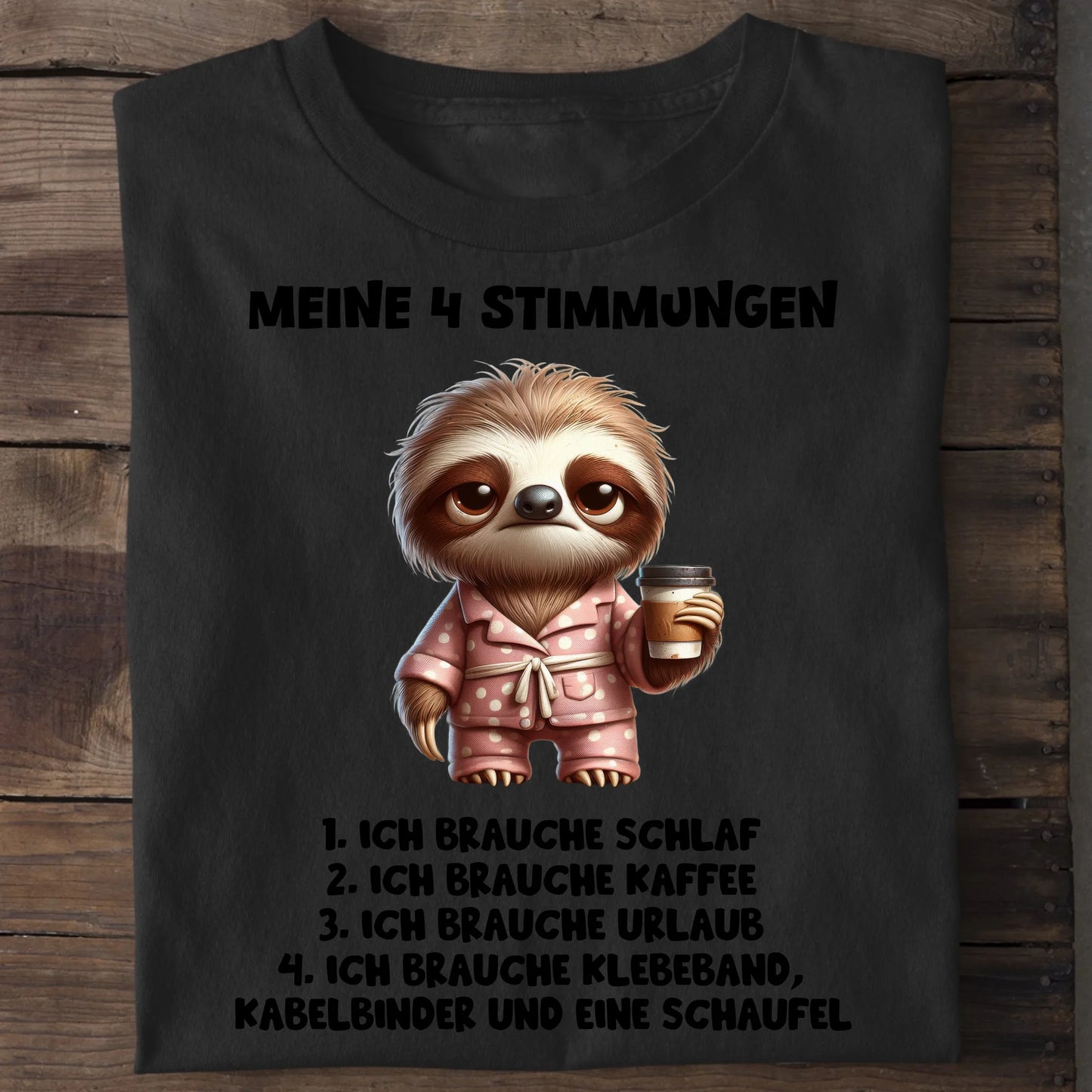 Meine 4 Stimmungen - Organic Men's Shirt (personalisierbar) Crafter T-Shirt ST ST Black