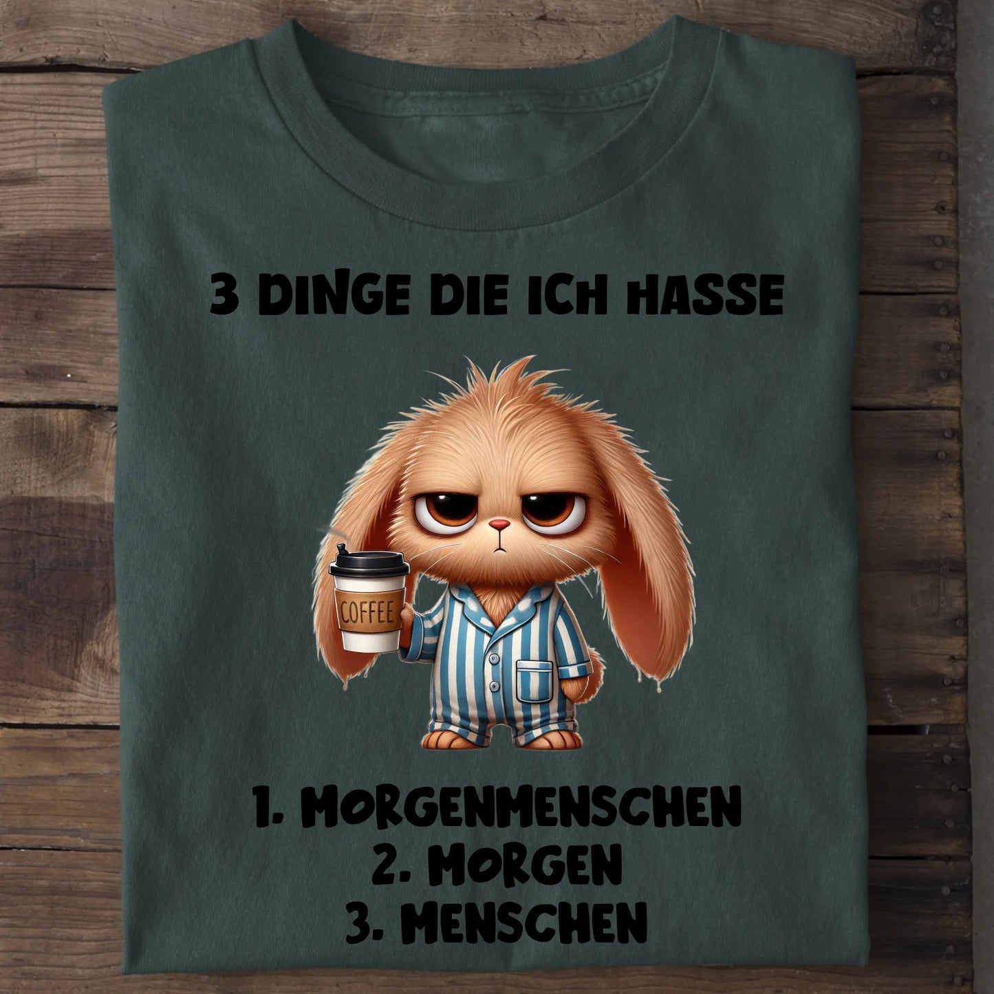 3 Dinge die ich hasse - Organic Men's Shirt (personalisierbar) Crafter T-Shirt ST ST Bottled-Green