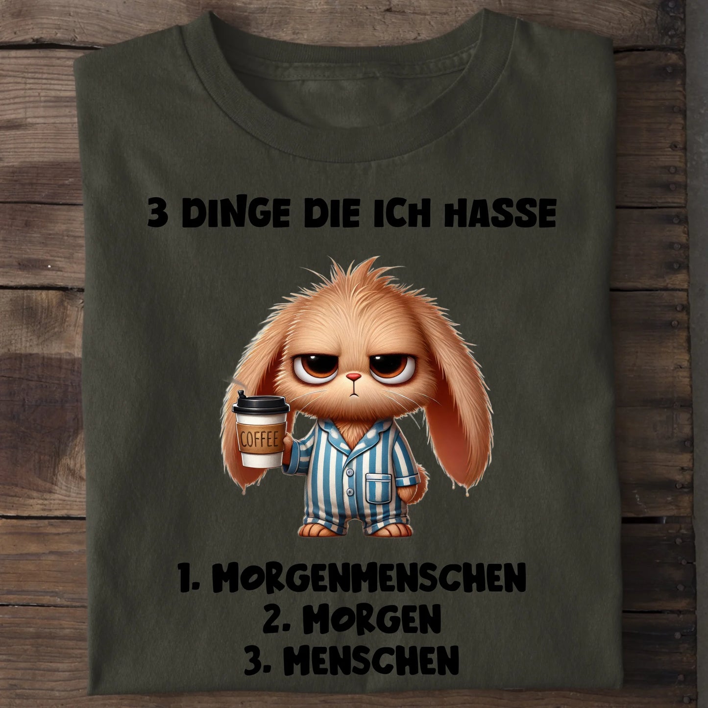 3 Dinge die ich hasse - Organic Men's Shirt (personalisierbar) Crafter T-Shirt ST ST Khaki