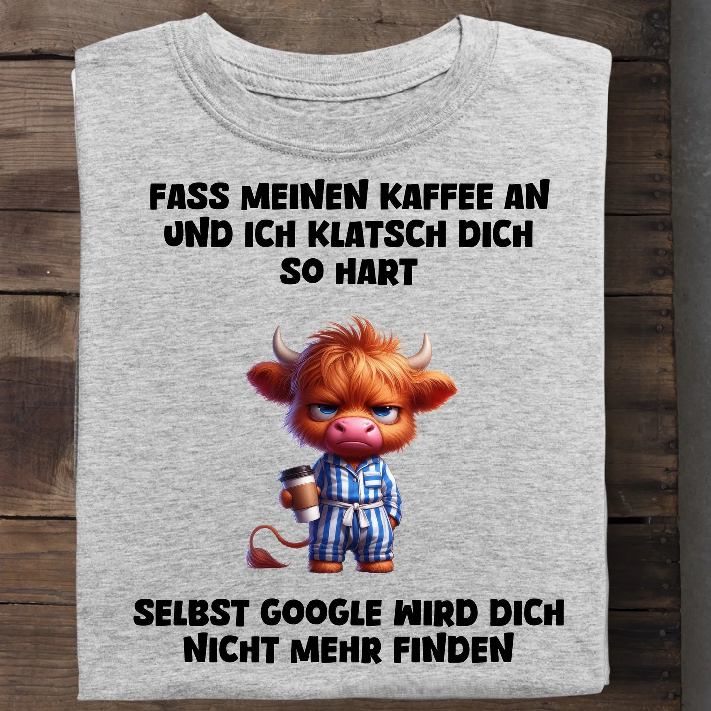 Fass meinen Kaffee an - Organic Men's Shirt (personalisierbar) Crafter T-Shirt ST ST Heather-Grey