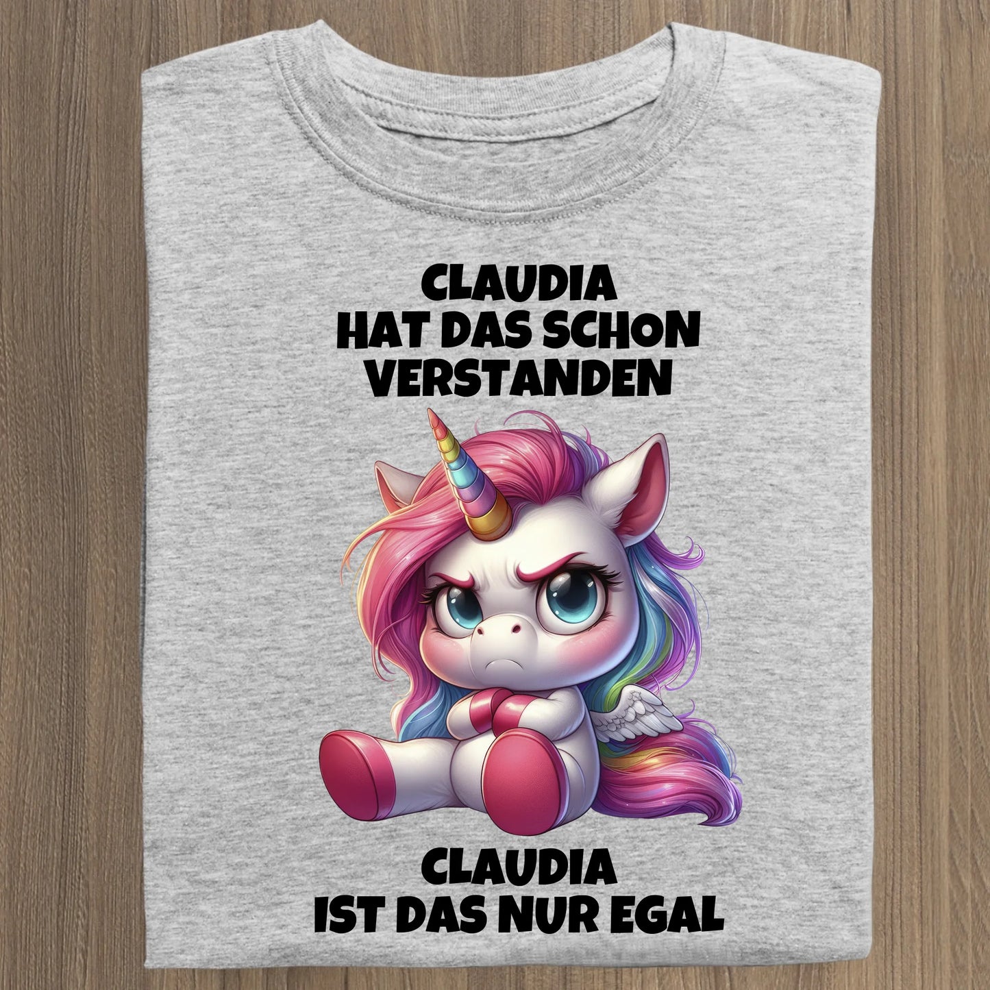 Verstanden aber egal - Organic Women's Shirt (personalisierbar) Serena T-Shirt ST ST Heather-Grey