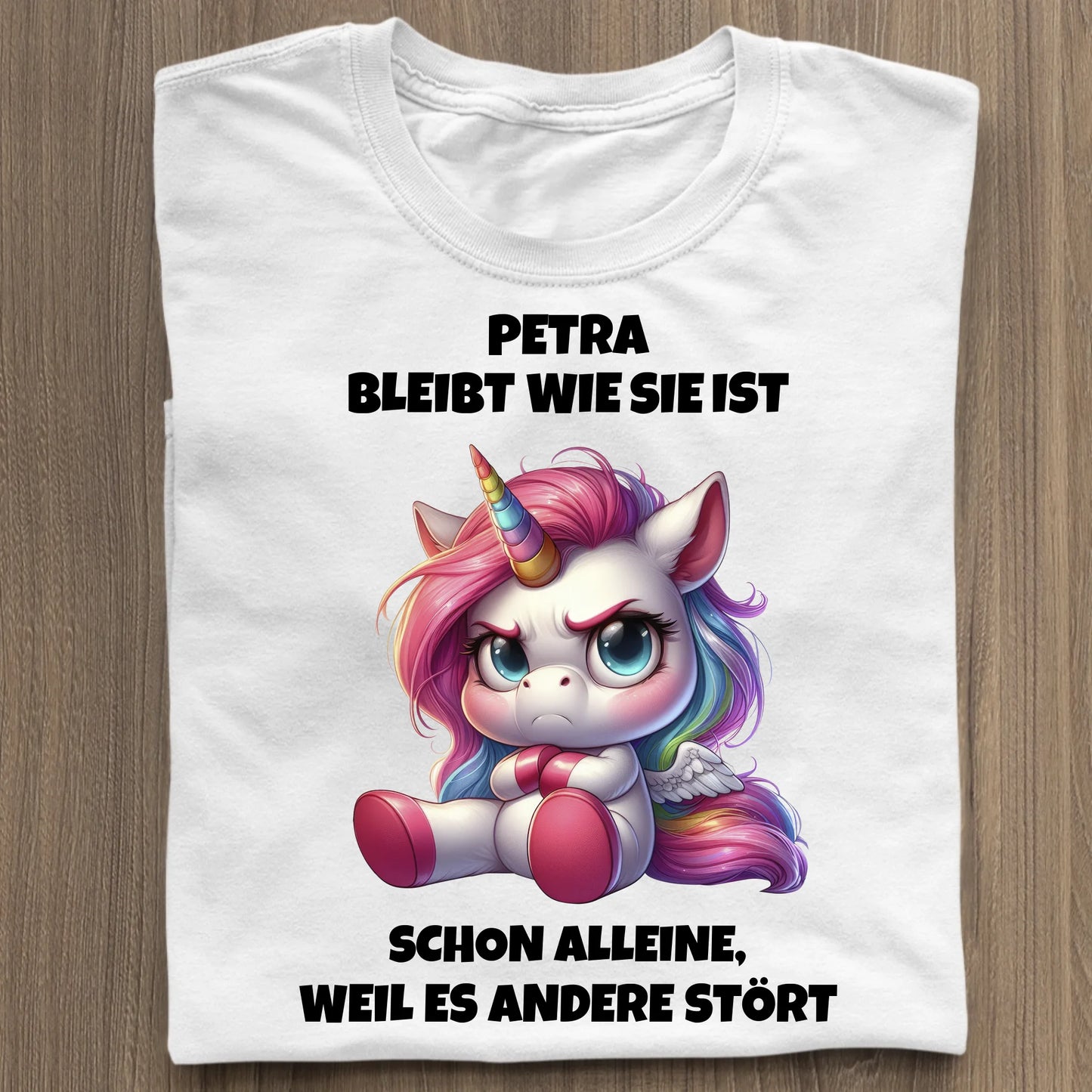 Ich bleibe wie ich bin - Organic Women's Shirt (personalisierbar) Serena T-Shirt ST ST White