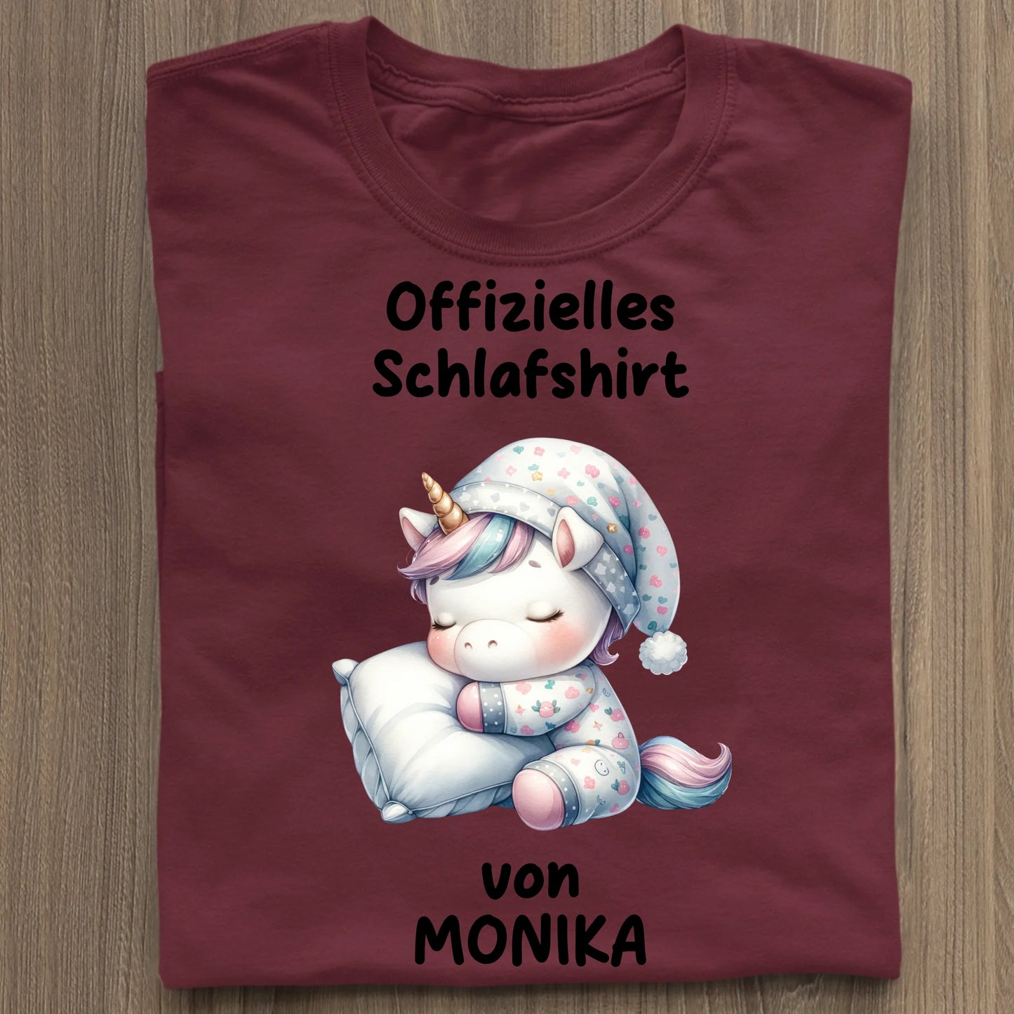 Offizielles Schlafshirt - Organic Women's Shirt (personalisierbar) Serena T-Shirt ST ST Burgundy