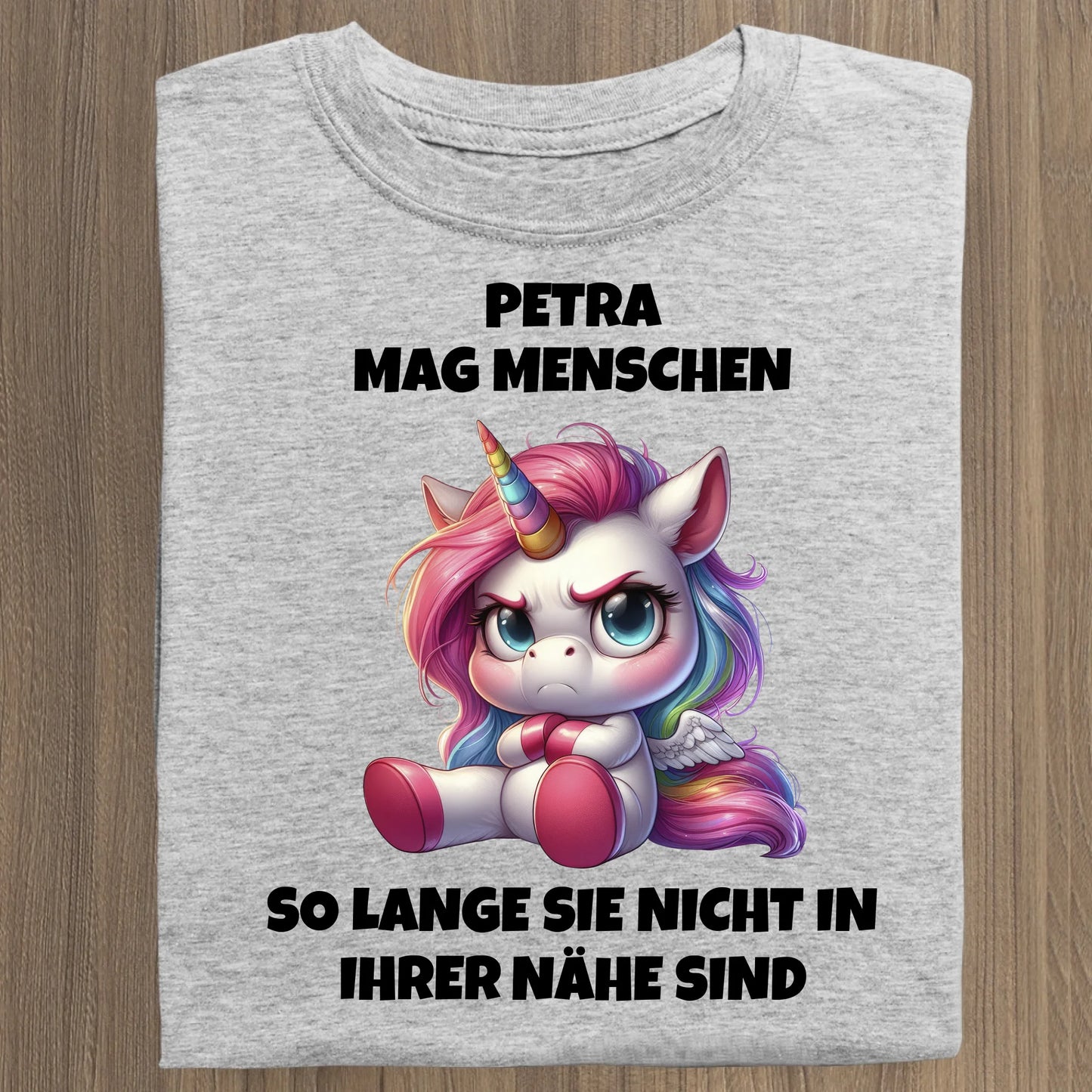 Ich mag Menschen - Organic Women's Shirt (personalisierbar) Serena T-Shirt ST ST Heather-Grey