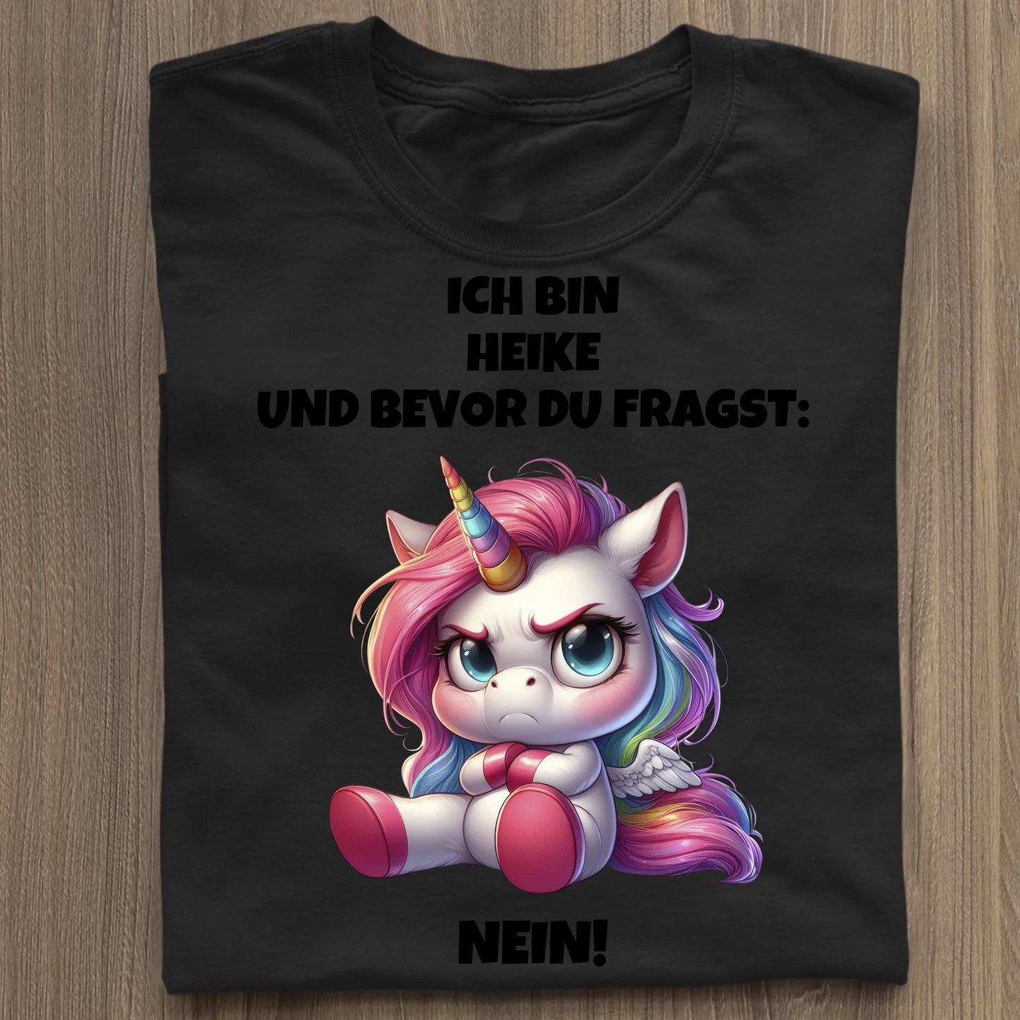 Nein - Organic Women's Shirt (personalisierbar) Serena T-Shirt ST ST Black