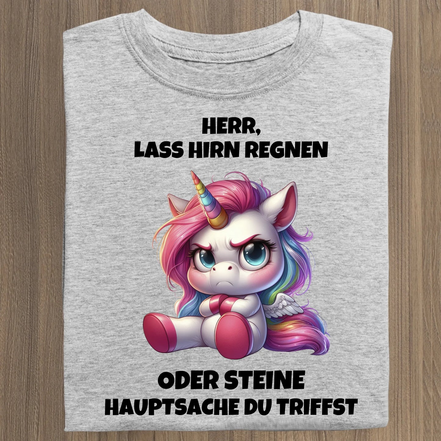 Lass Hirn regnen - Organic Women's Shirt (personalisierbar) Serena T-Shirt ST ST Heather-Grey