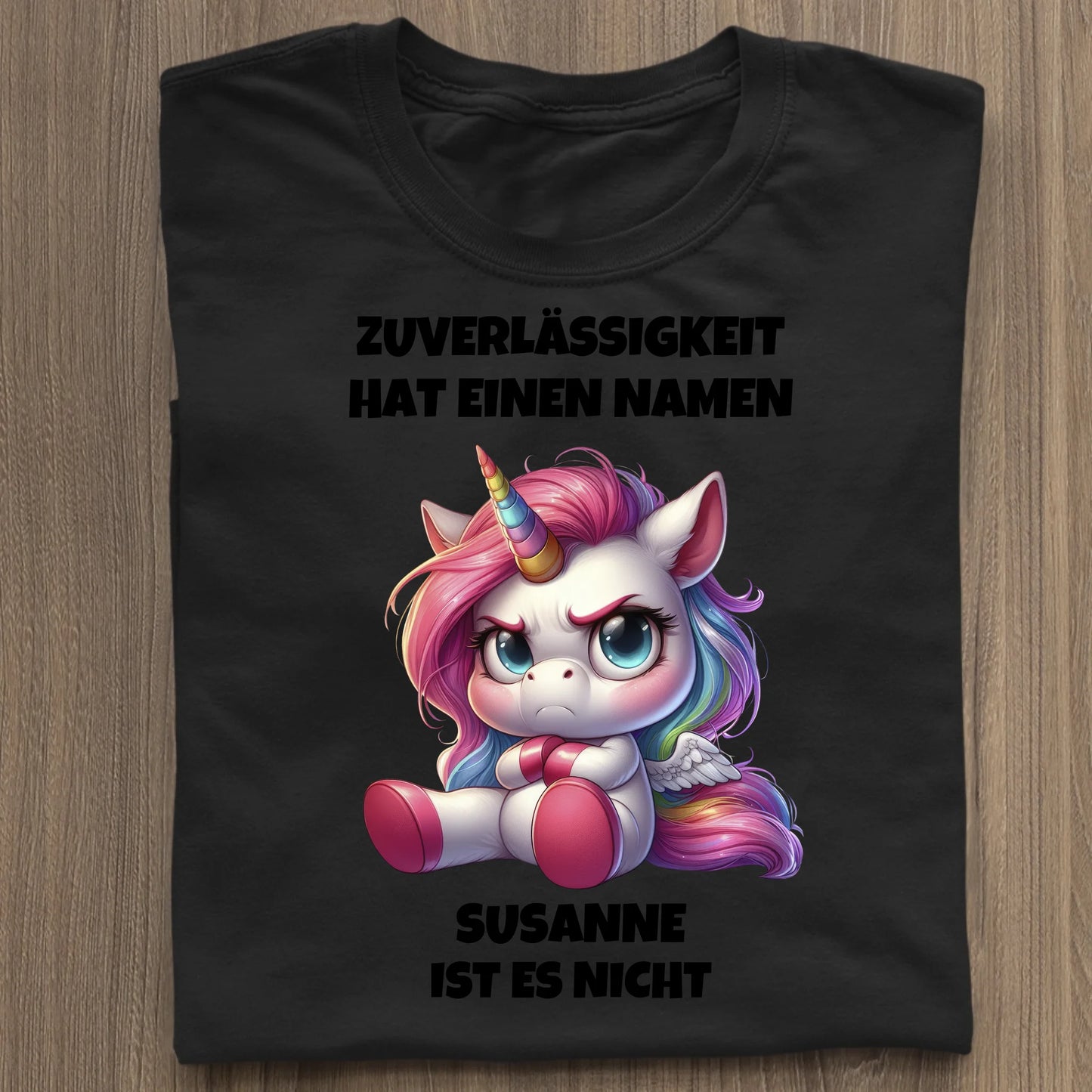 Zuverlässigkeit hat einen Namen - Organic Women's Shirt (personalisierbar) Serena T-Shirt ST ST Black