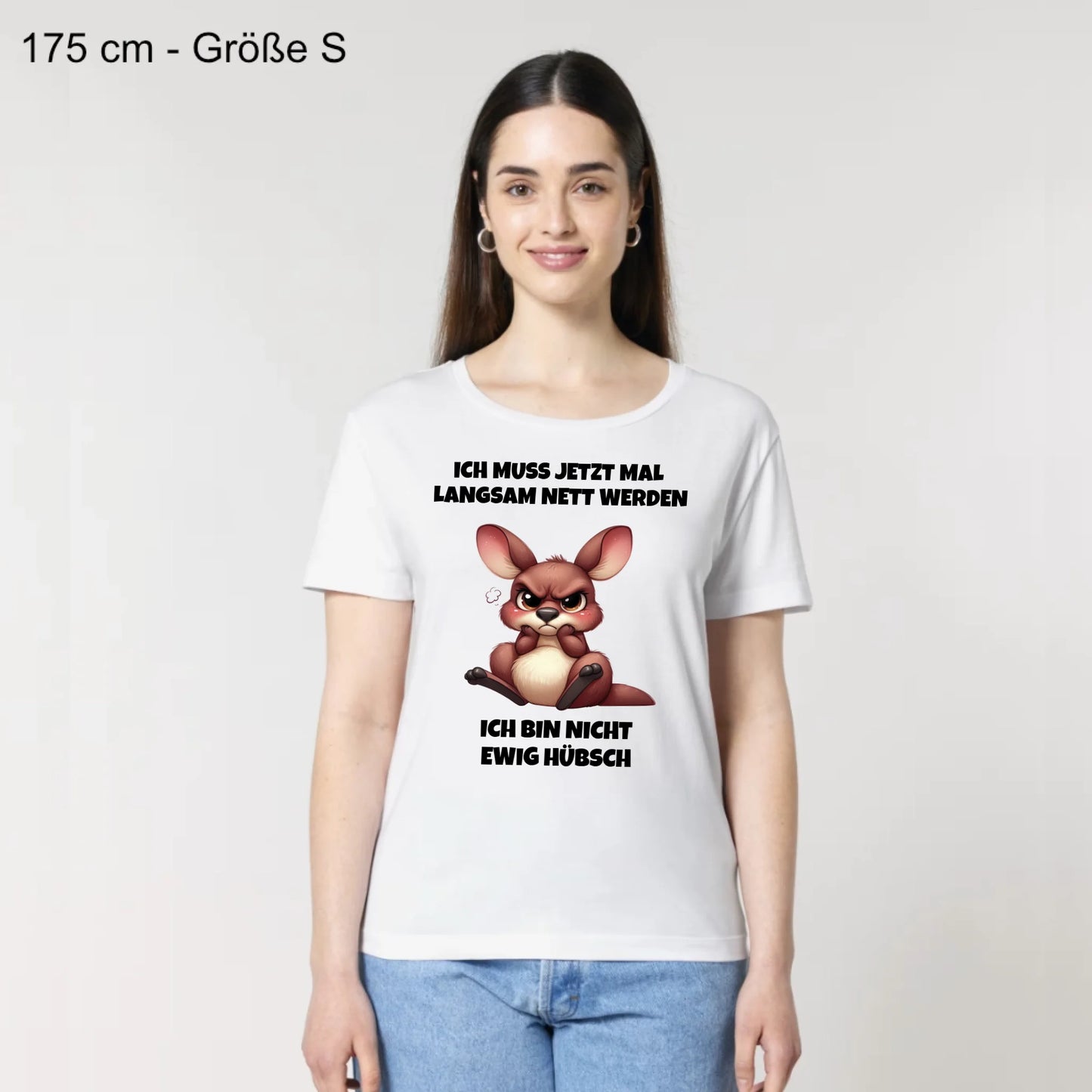 Nicht ewig hübsch - Organic Women's Shirt (personalisierbar)