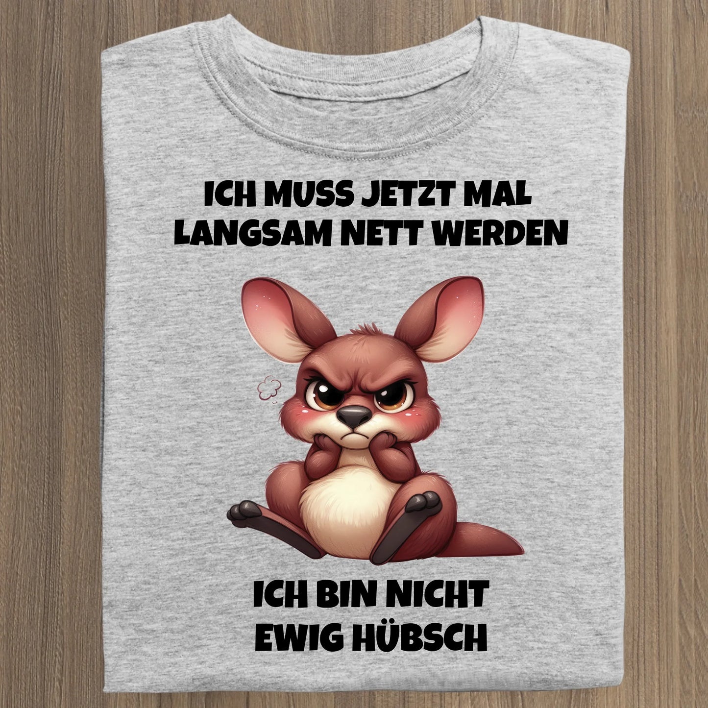 Nicht ewig hübsch - Organic Women's Shirt (personalisierbar) Serena T-Shirt ST ST Heather-Grey