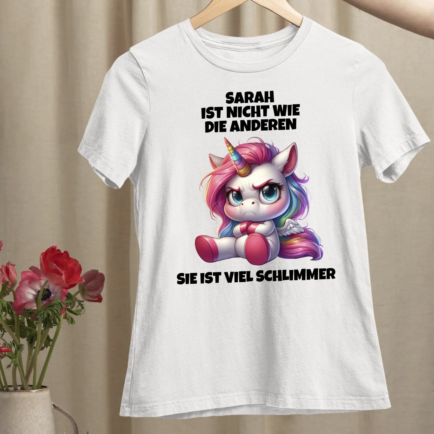 Nicht wie die anderen - Organic Women's Shirt (personalisierbar)