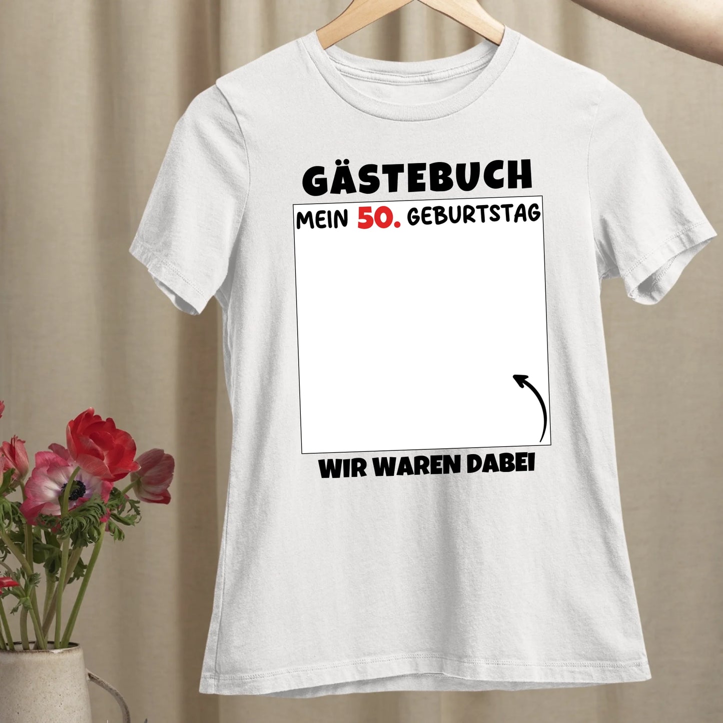 Gästebuch - Organic Women's Shirt (personalisierbar)