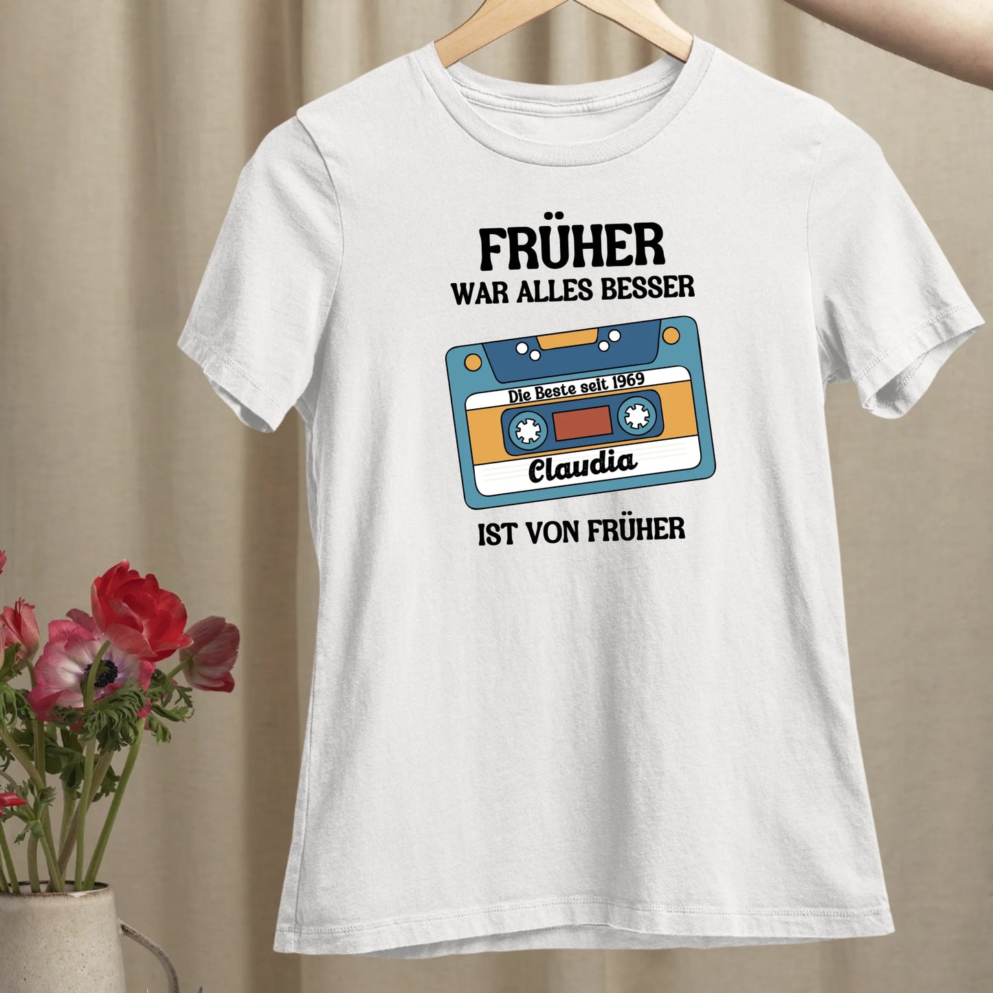 Früher war alles besser - Organic Women's Shirt (personalisierbar)