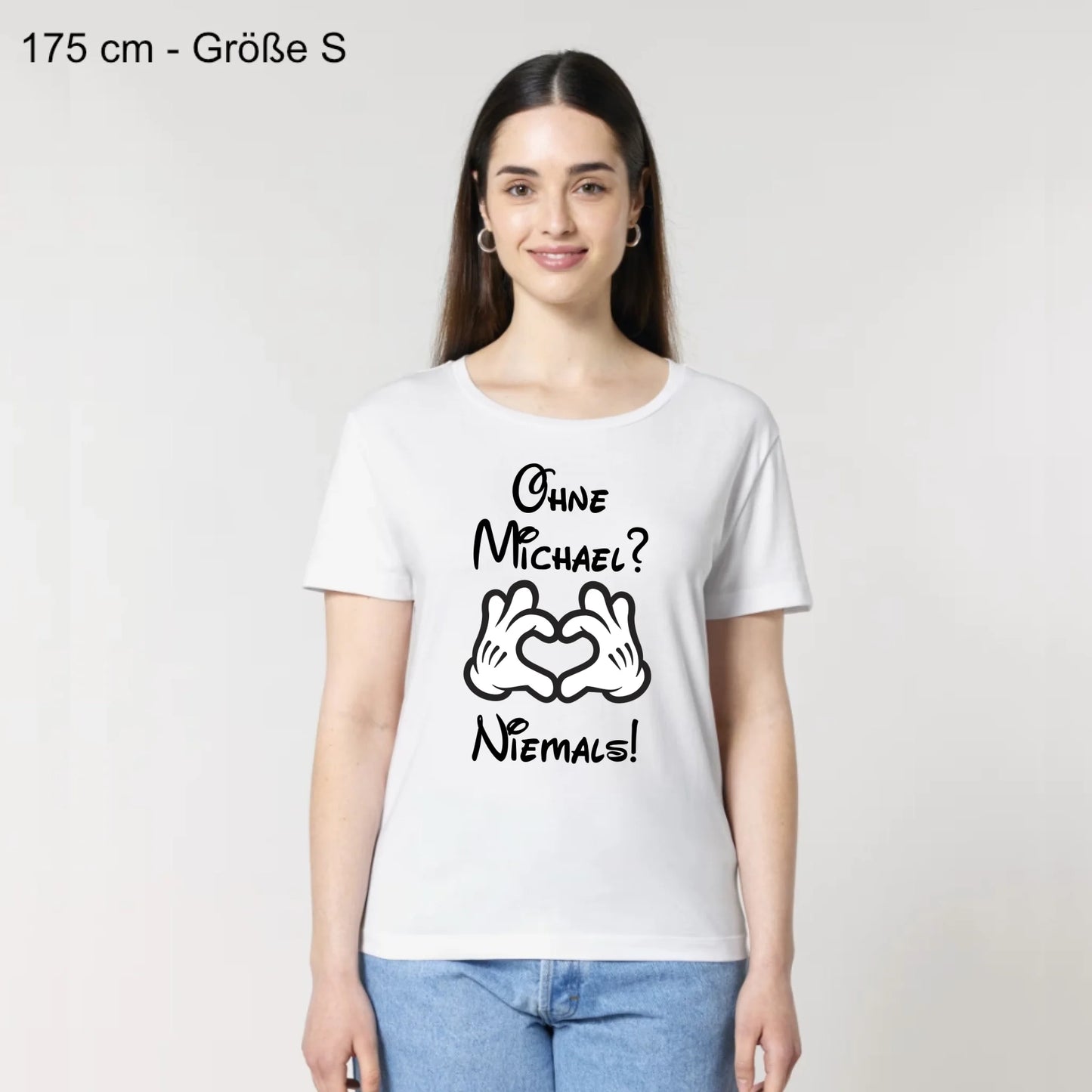 Niemals ohne dich - Organic Women's Shirt (personalisierbar)