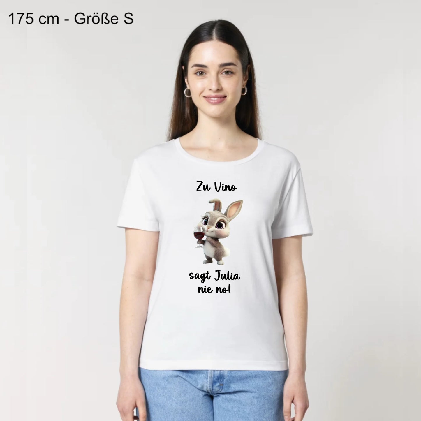Zu Vino sag ich nie no! - Organic Women's Shirt (personalisierbar)