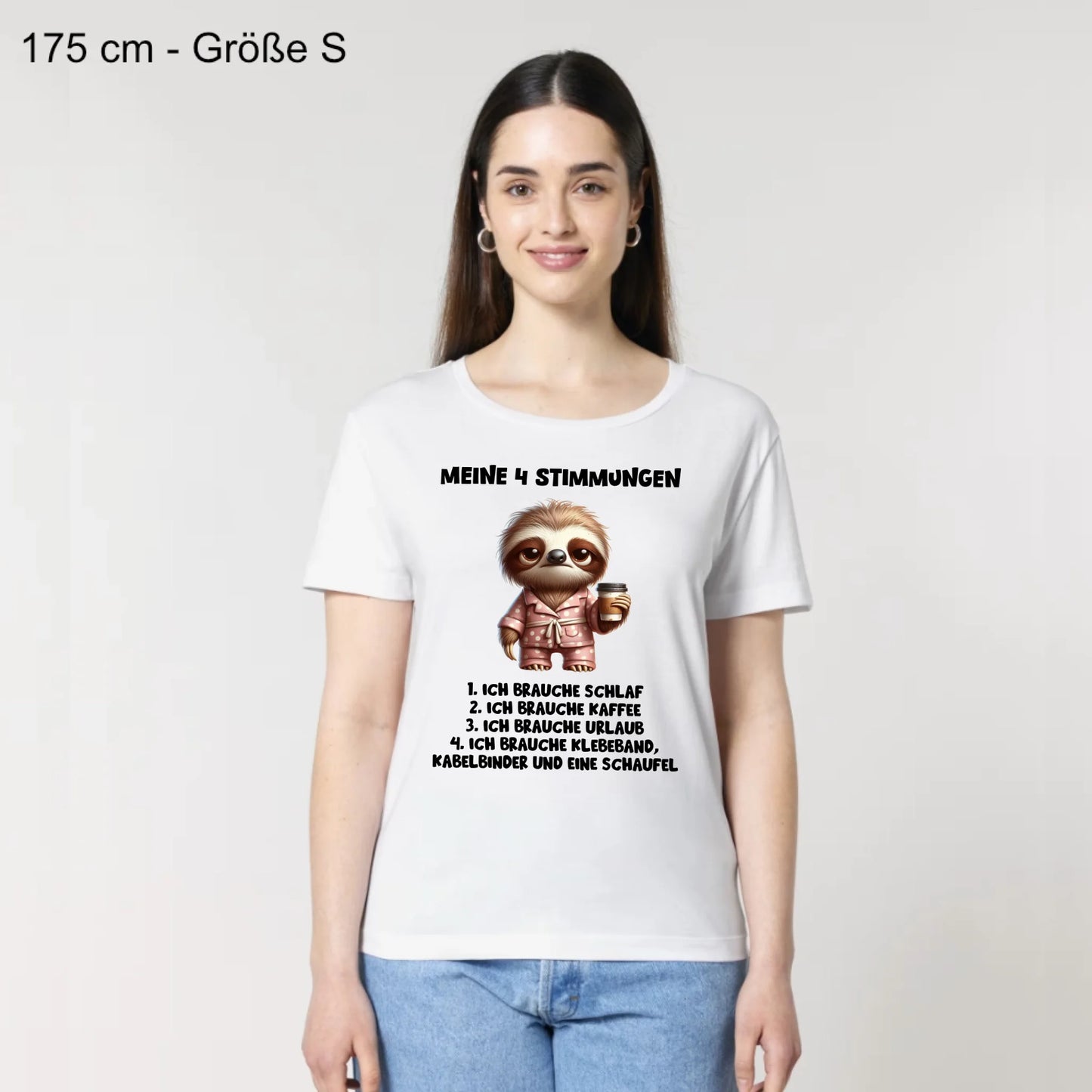 Meine 4 Stimmungen - Organic Women's Shirt (personalisierbar)