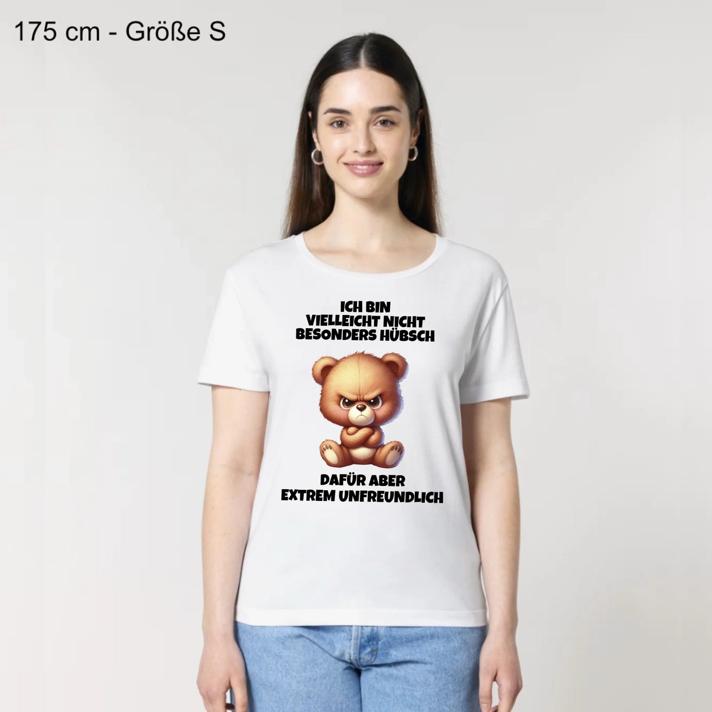 Nicht besonders hübsch - Organic Women's Shirt (personalisierbar)