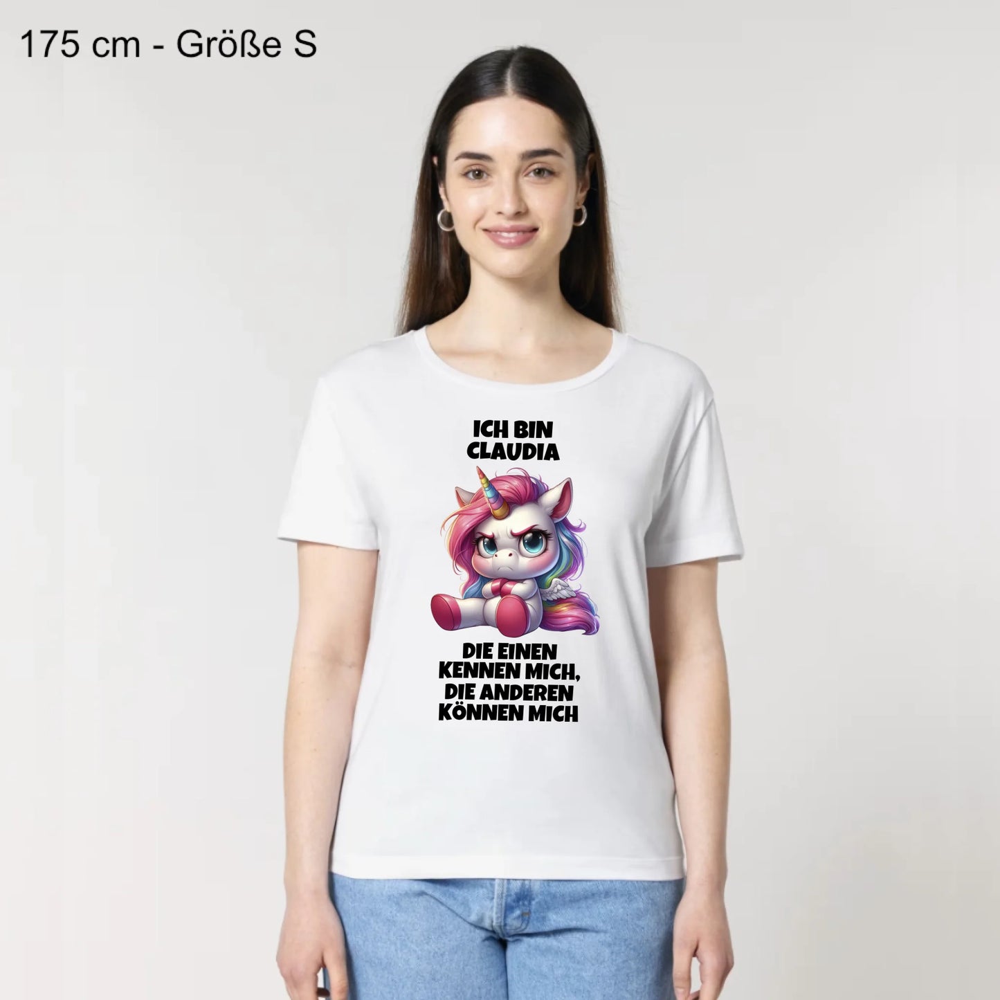Die einen kennen mich - Organic Women's Shirt (personalisierbar)