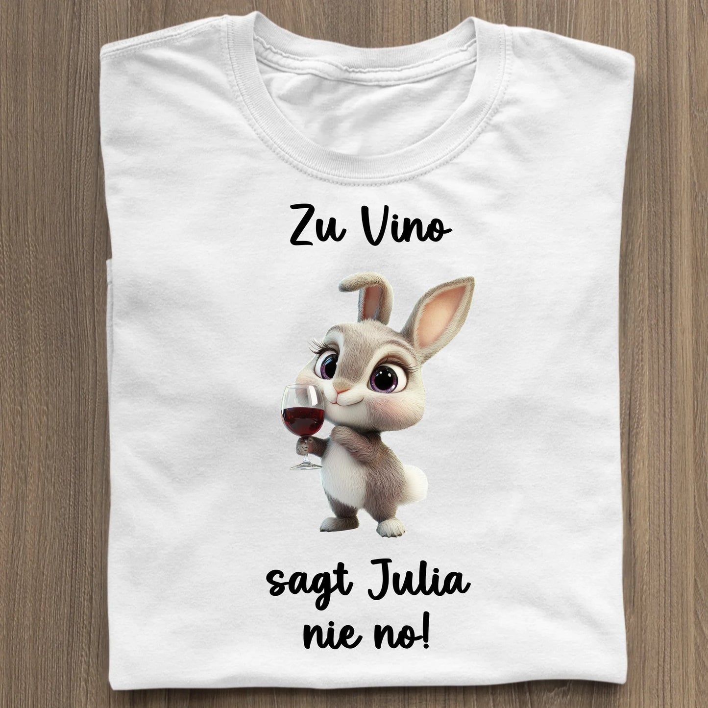 Zu Vino sag ich nie no! - Organic Women's Shirt (personalisierbar) Serena T-Shirt ST ST White