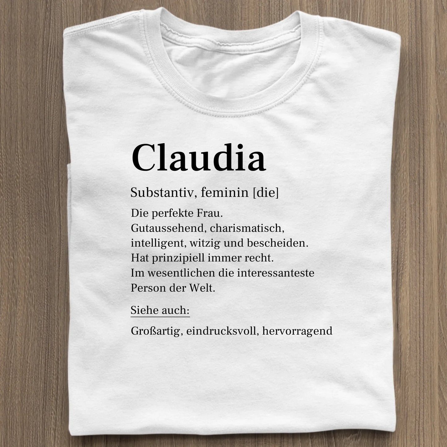 Definition - Organic Women's Shirt (personalisierbar) Serena T-Shirt ST ST White