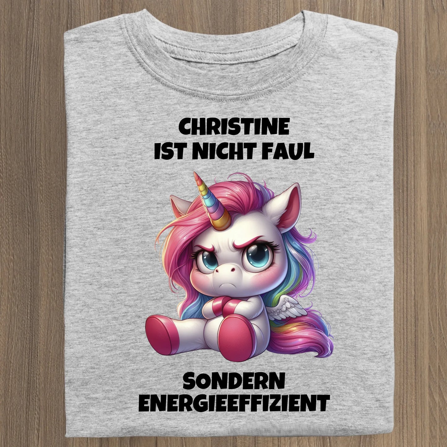 Energieeffizient - Organic Women's Shirt (personalisierbar) Serena T-Shirt ST ST Heather-Grey