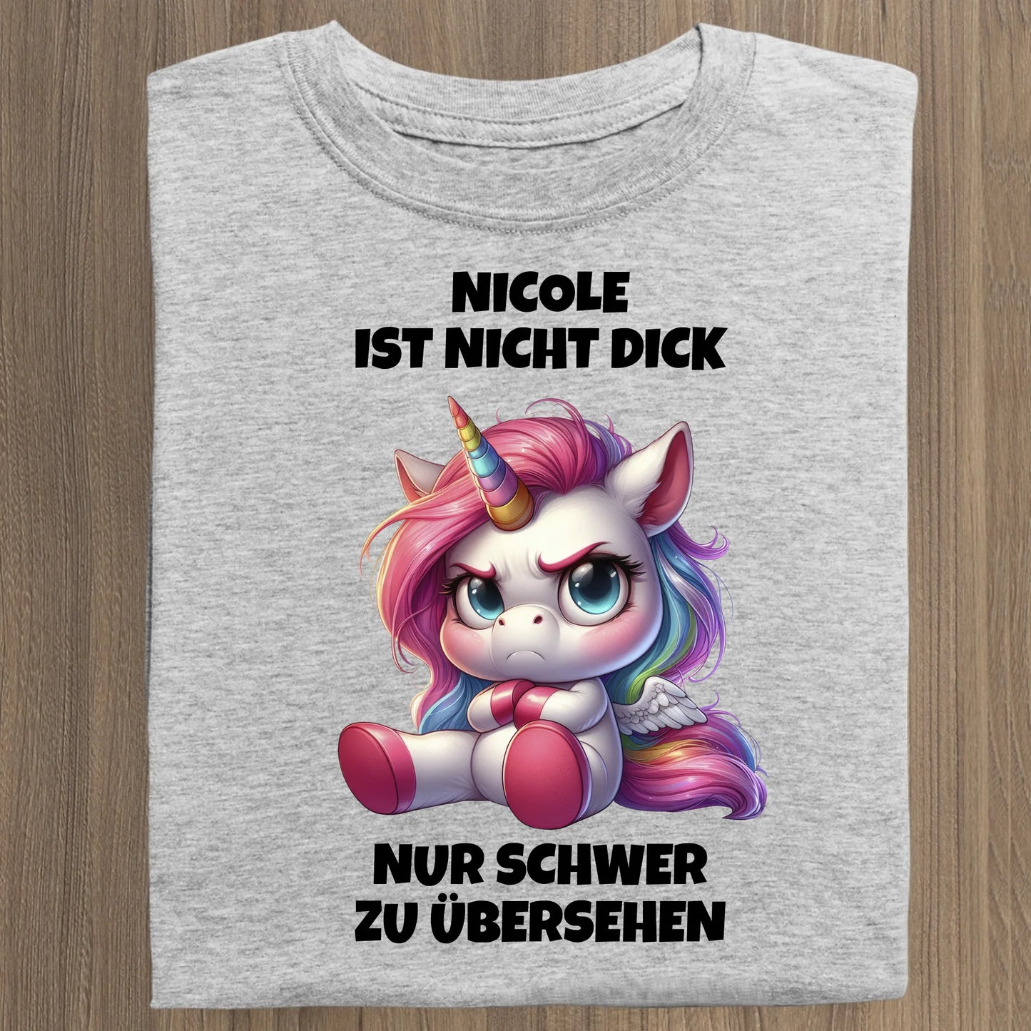 Schwer zu übersehen - Organic Women's Shirt (personalisierbar) Serena T-Shirt ST ST Heather-Grey