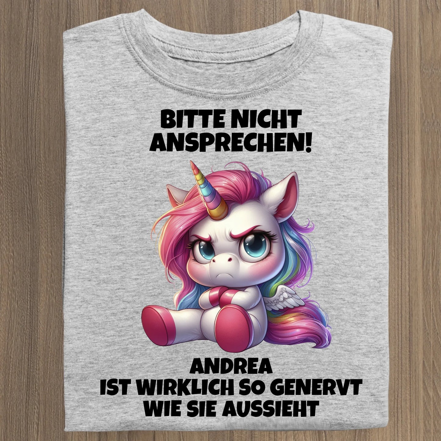 Nicht ansprechen! - Organic Women's Shirt (personalisierbar) Serena T-Shirt ST ST Heather-Grey