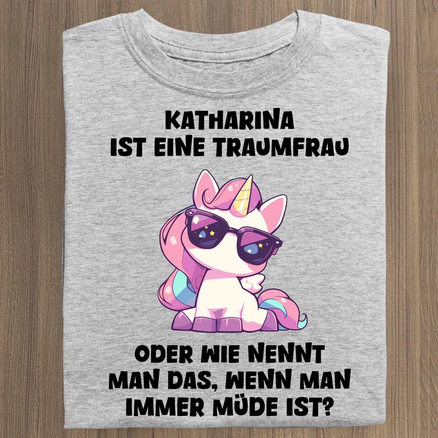 Traumfrau - Organic Women's Shirt (personalisierbar) Serena T-Shirt ST ST Heather-Grey
