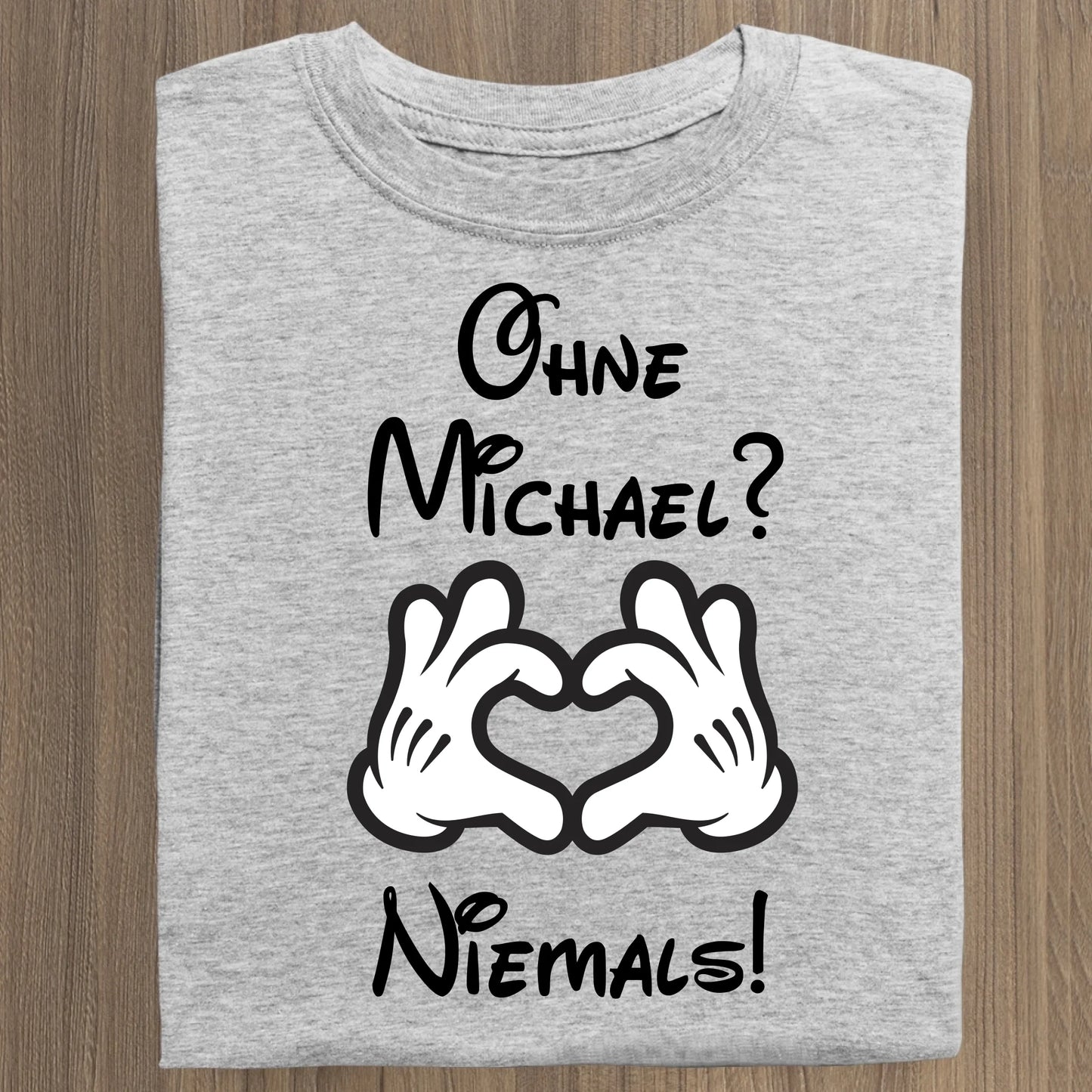 Niemals ohne dich - Organic Women's Shirt (personalisierbar) Serena T-Shirt ST ST Heather-Grey