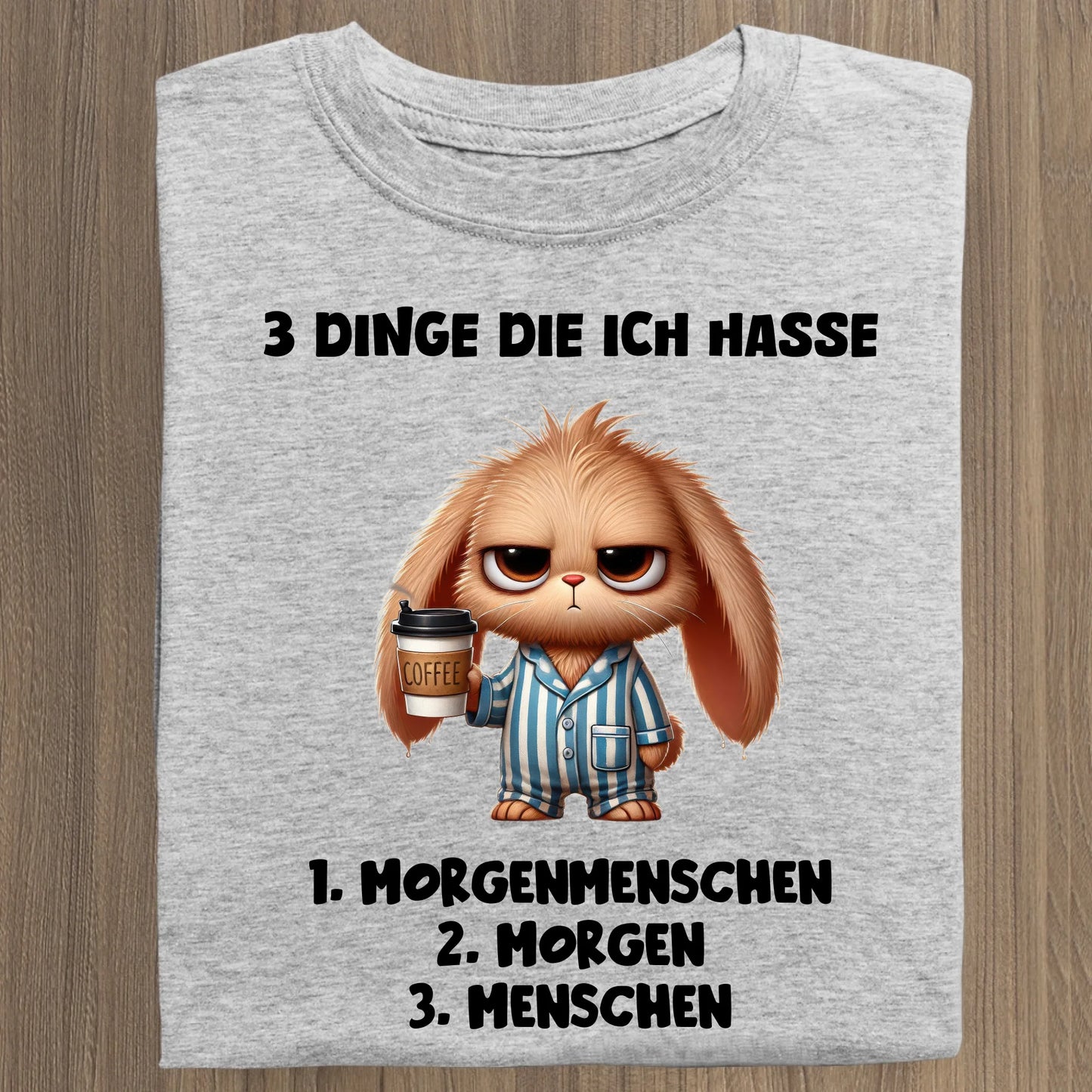 3 Dinge die ich hasse - Organic Women's Shirt (personalisierbar) Serena T-Shirt ST ST Heather-Grey