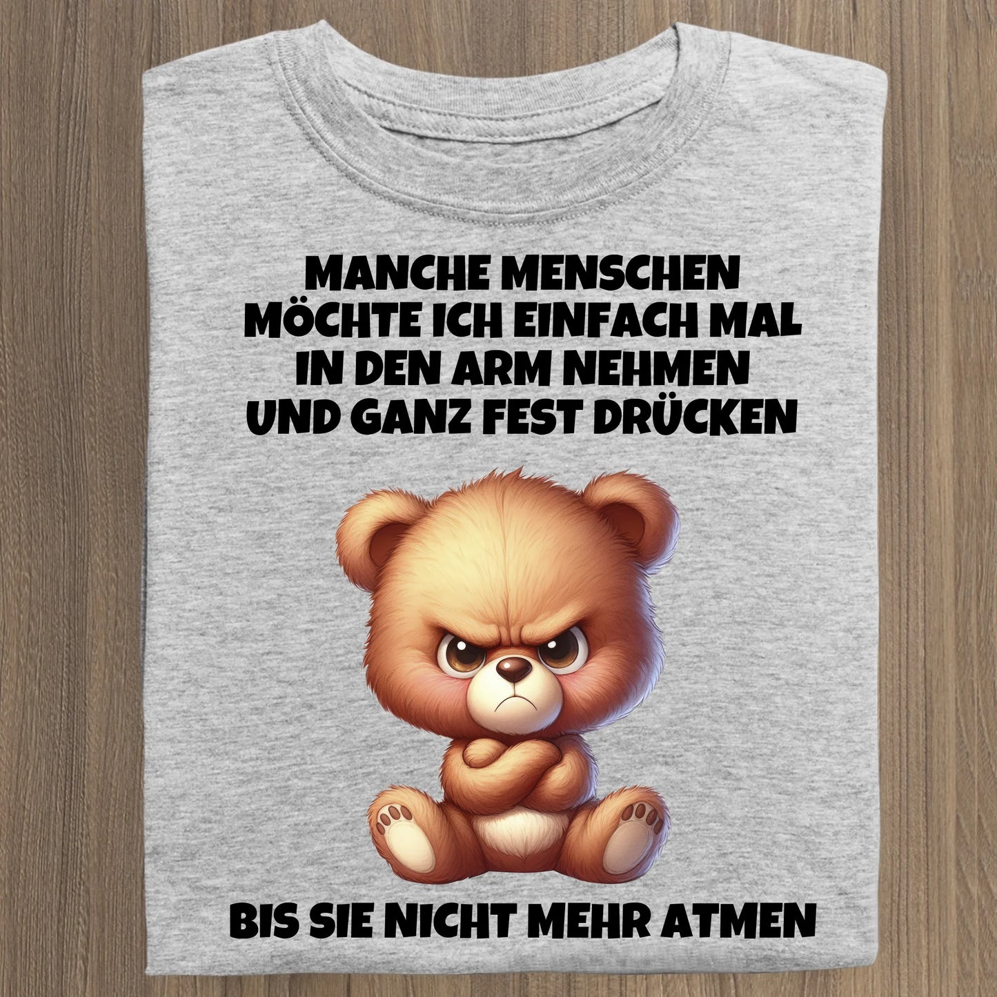 In den Arm nehmen - Organic Women's Shirt (personalisierbar) Serena T-Shirt ST ST Heather-Grey