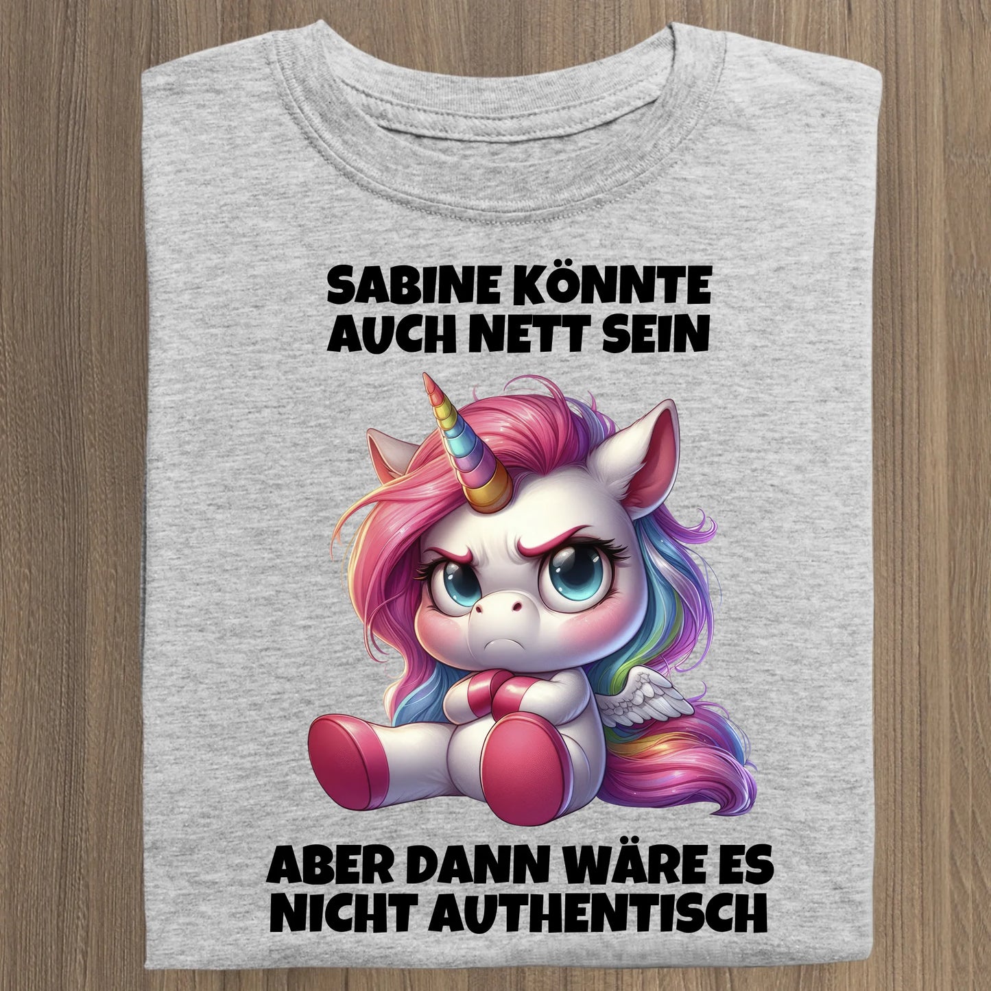 Nicht authentisch - Organic Women's Shirt (personalisierbar) Serena T-Shirt ST ST Heather-Grey
