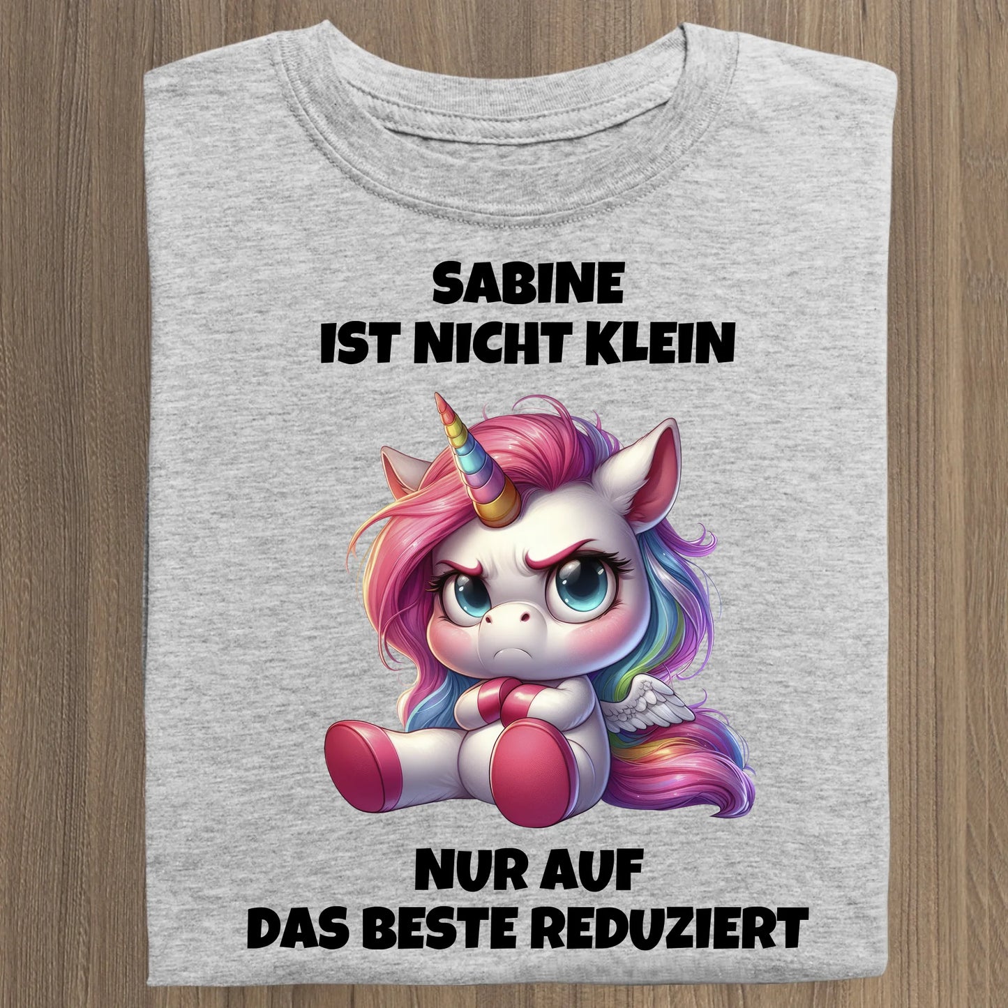 Nicht klein - Organic Women's Shirt (personalisierbar) Serena T-Shirt ST ST Heather-Grey