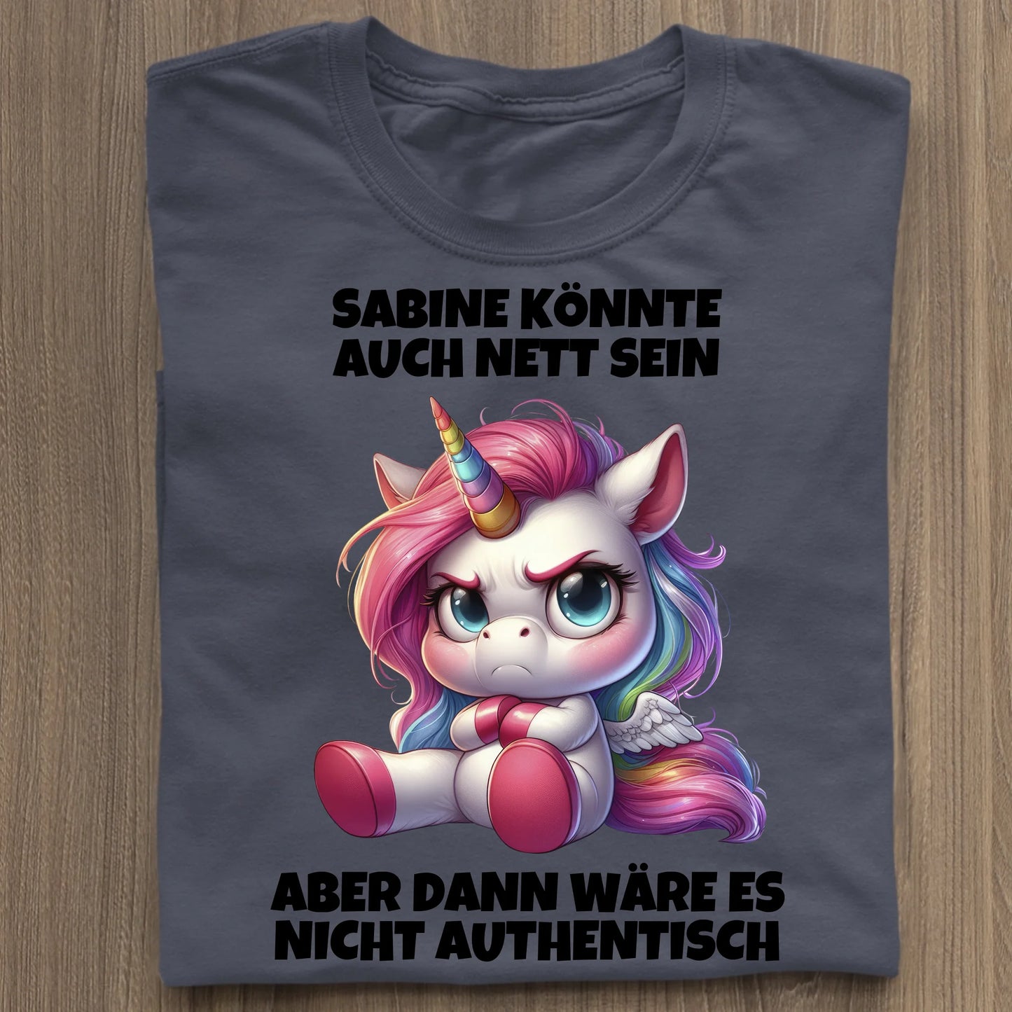 Nicht authentisch - Organic Women's Shirt (personalisierbar) Serena T-Shirt ST ST French-Navy