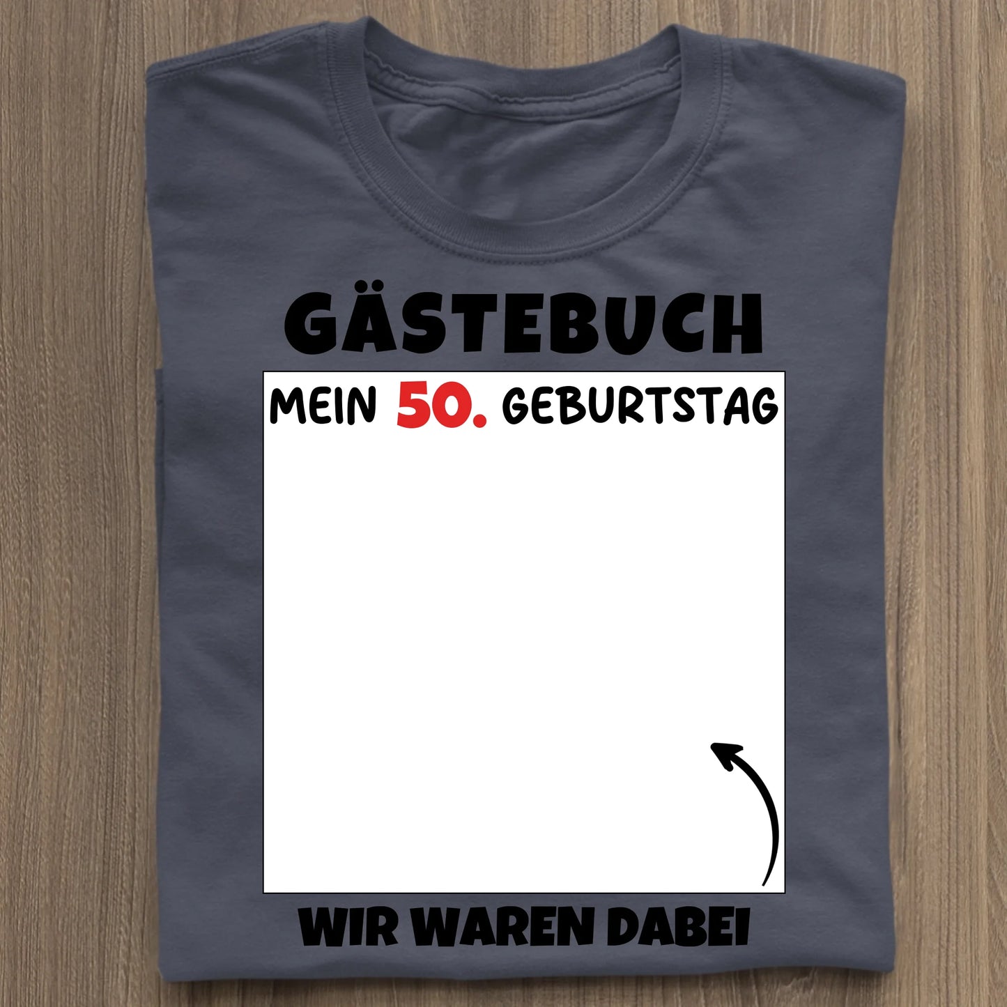 Gästebuch - Organic Women's Shirt (personalisierbar) Serena T-Shirt ST ST French-Navy