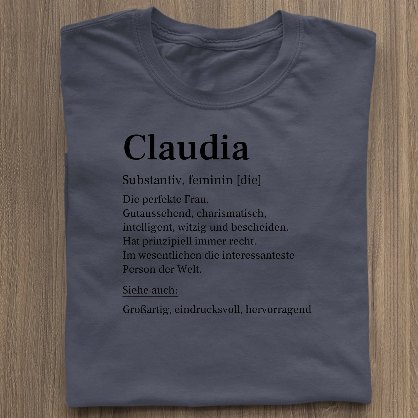 Definition - Organic Women's Shirt (personalisierbar) Serena T-Shirt ST ST French-Navy