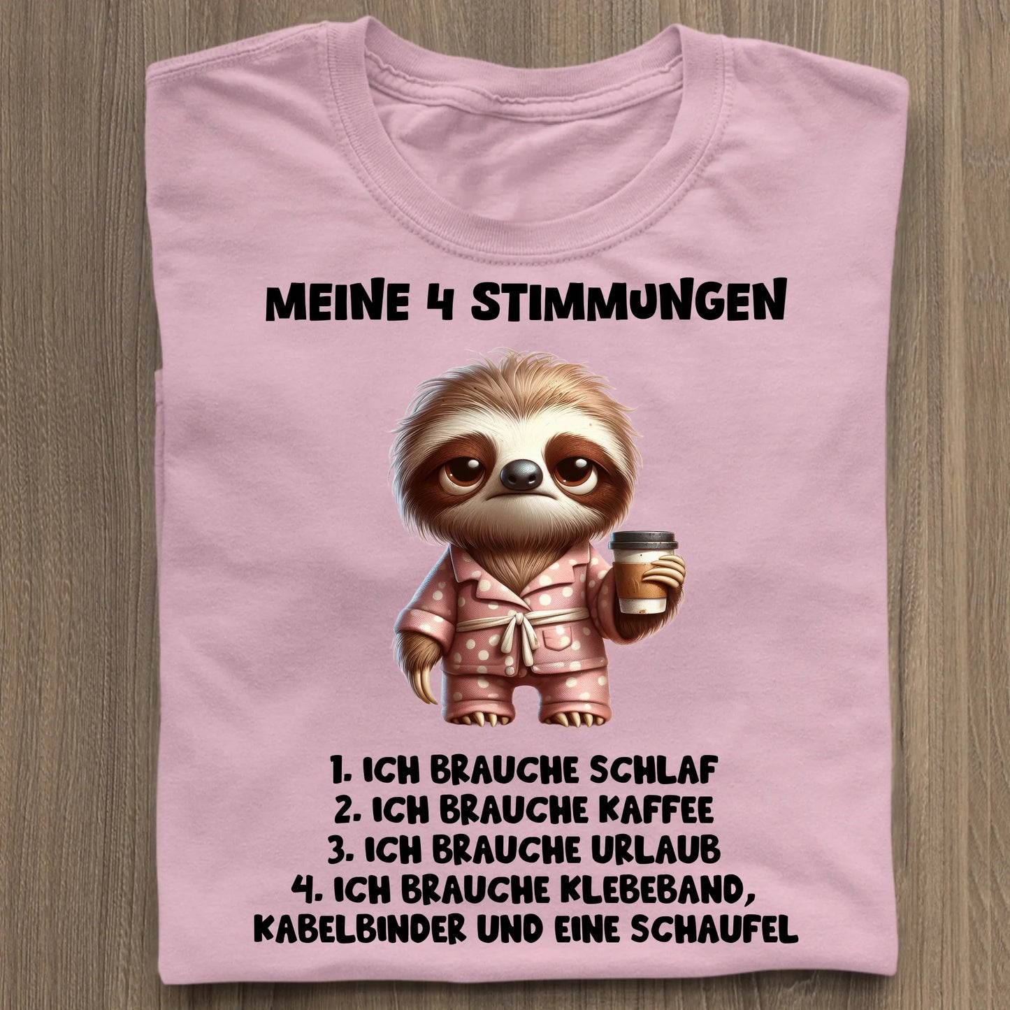 Meine 4 Stimmungen - Organic Women's Shirt (personalisierbar) Serena T-Shirt ST ST Cotton-Pink