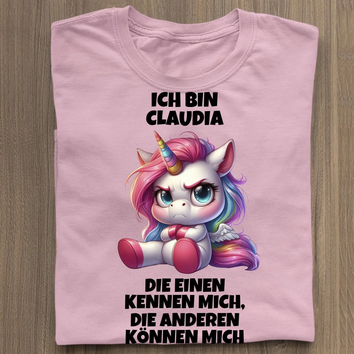 Die einen kennen mich - Organic Women's Shirt (personalisierbar) Serena T-Shirt ST ST Cotton-Pink