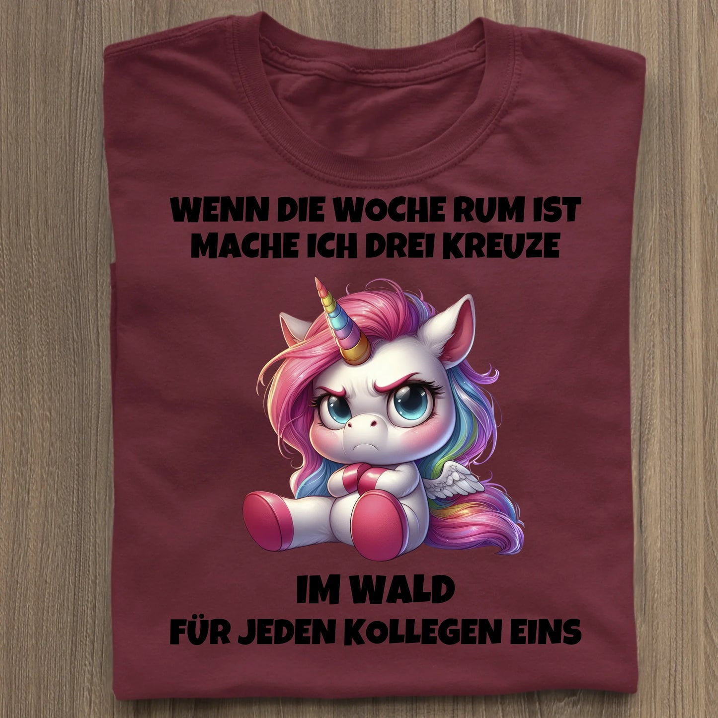 Drei Kreuze - Organic Women's Shirt (personalisierbar) Serena T-Shirt ST ST Burgundy