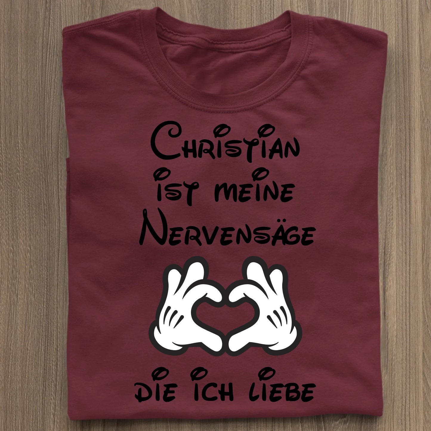 Meine Nervensäge - Organic Women's Shirt (personalisierbar) Serena T-Shirt ST ST Burgundy