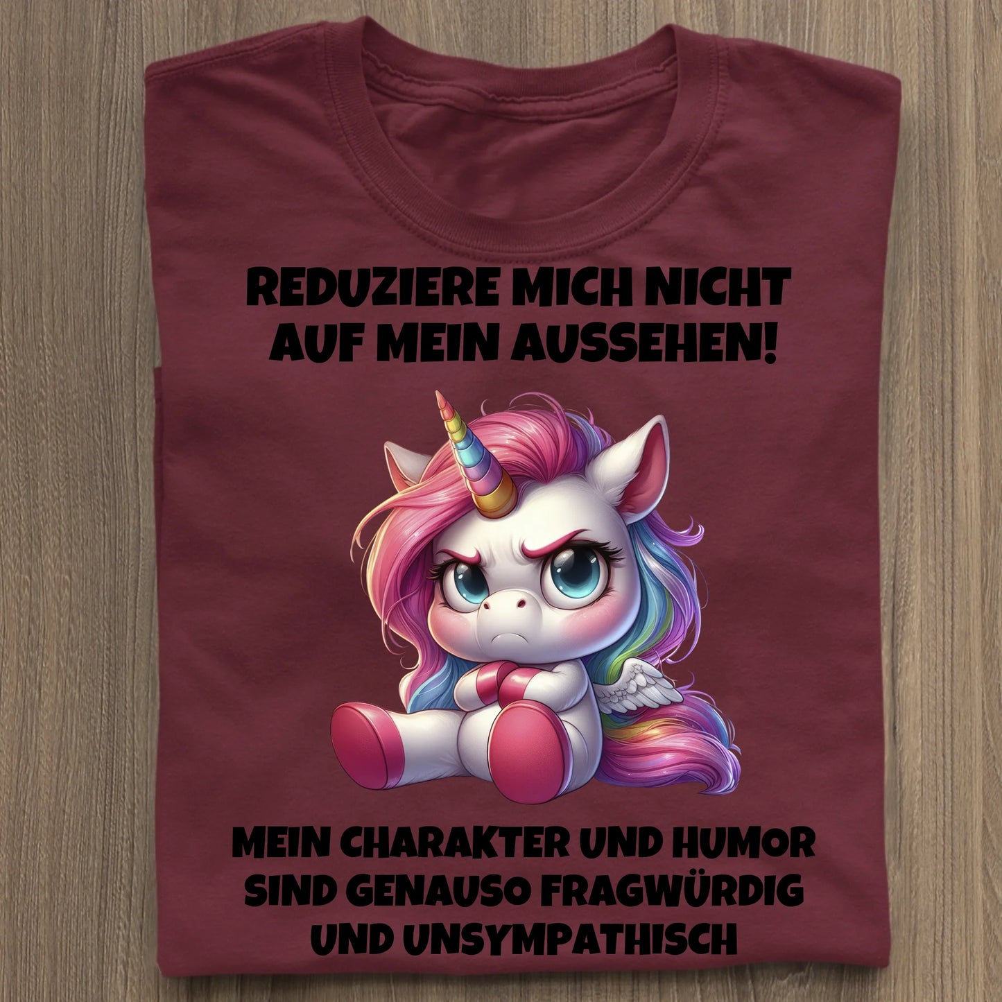 Fragwürdig und unsympathisch - Organic Women's Shirt (personalisierbar) Serena T-Shirt ST ST Burgundy