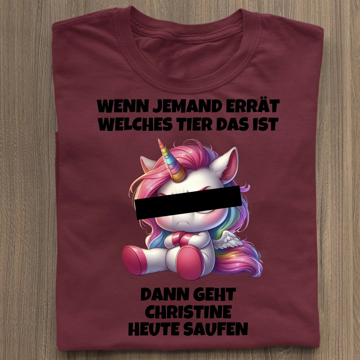 Wer errät das Tier? - Organic Women's Shirt (personalisierbar) Serena T-Shirt ST ST Burgundy