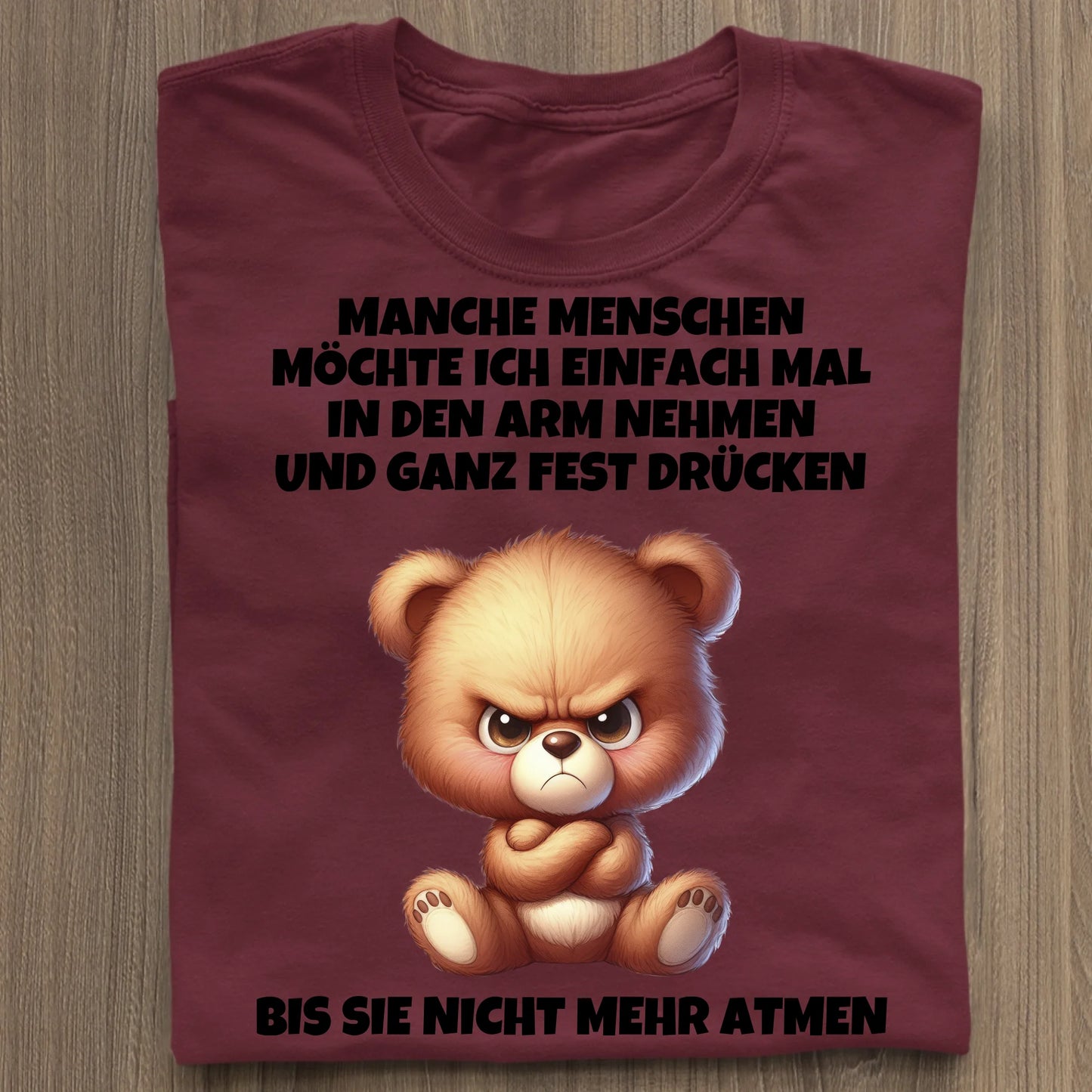 In den Arm nehmen - Organic Women's Shirt (personalisierbar) Serena T-Shirt ST ST Burgundy
