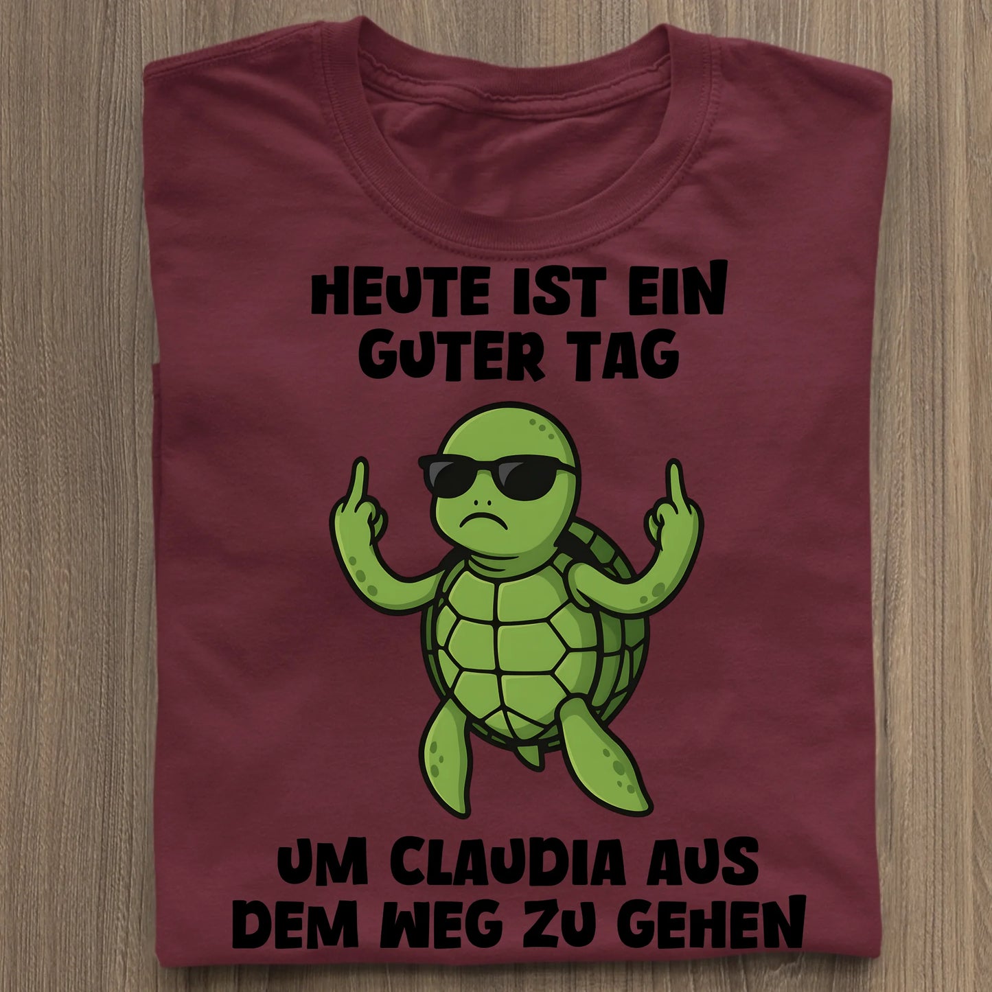 Ein guter Tag - Organic Women's Shirt (personalisierbar) Serena T-Shirt ST ST Burgundy