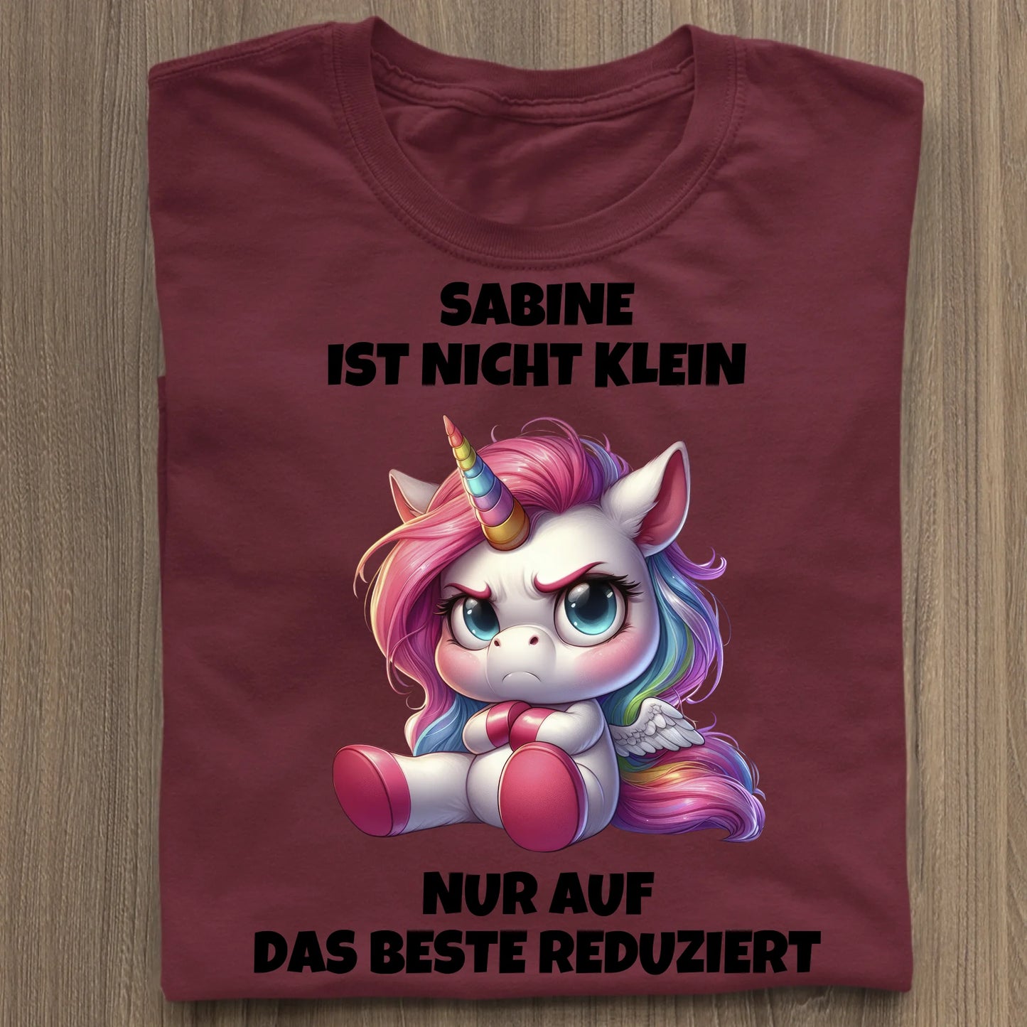 Nicht klein - Organic Women's Shirt (personalisierbar) Serena T-Shirt ST ST Burgundy