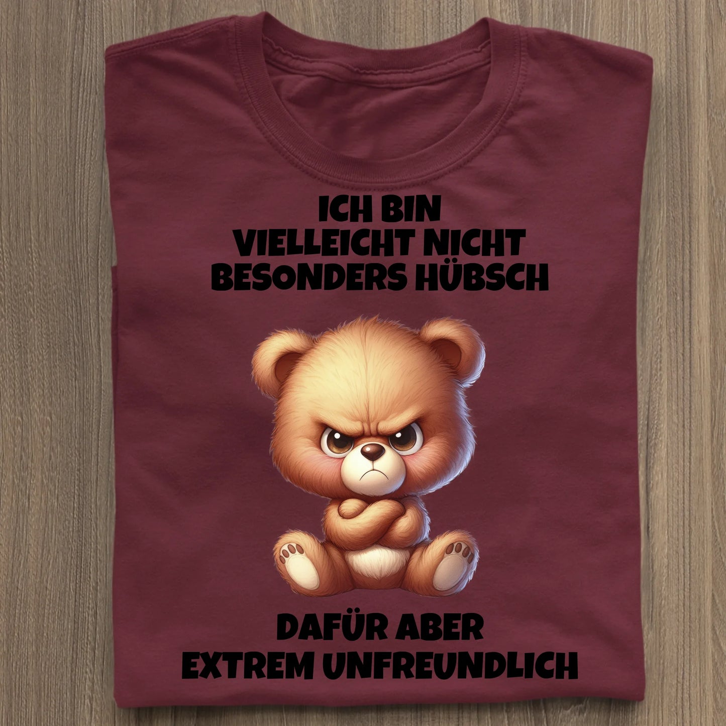 Nicht besonders hübsch - Organic Women's Shirt (personalisierbar) Serena T-Shirt ST ST Burgundy