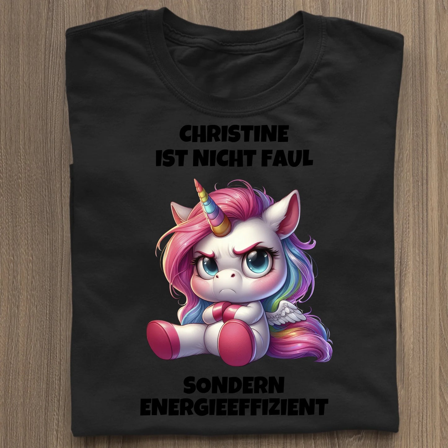Energieeffizient - Organic Women's Shirt (personalisierbar) Serena T-Shirt ST ST Black