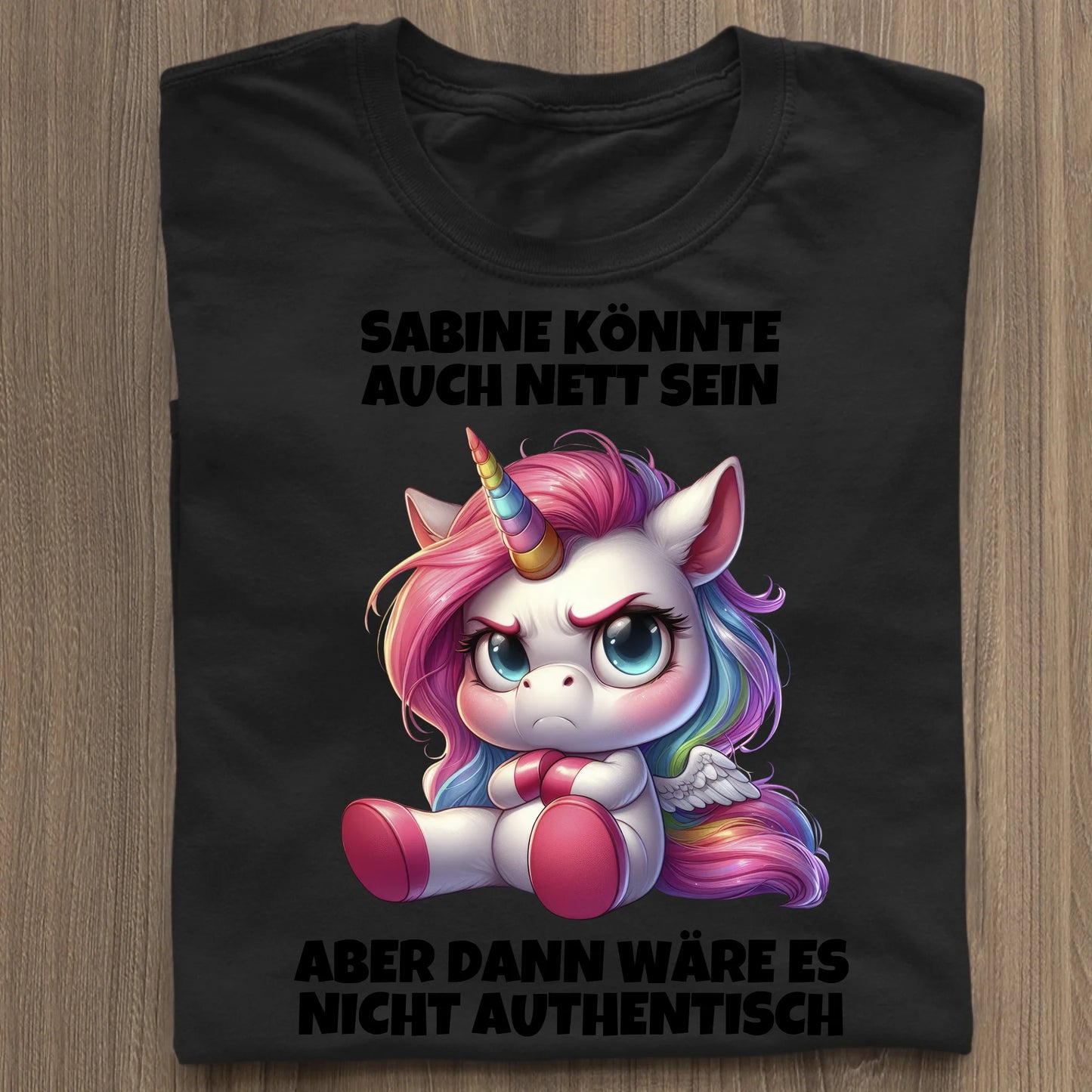 Nicht authentisch - Organic Women's Shirt (personalisierbar) Serena T-Shirt ST ST Black