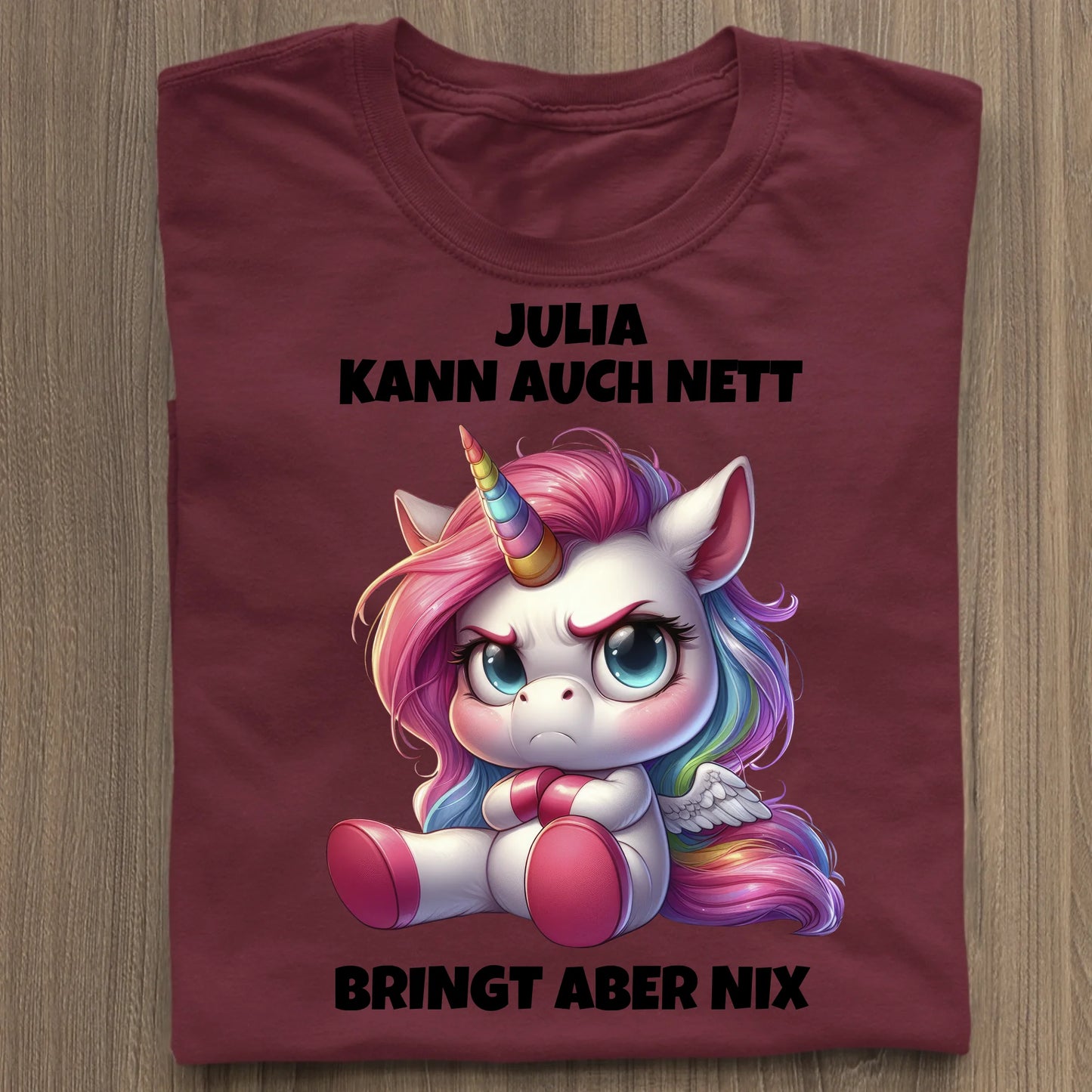 Bringt aber nix - Organic Women's Shirt (personalisierbar) Serena T-Shirt ST ST Burgundy