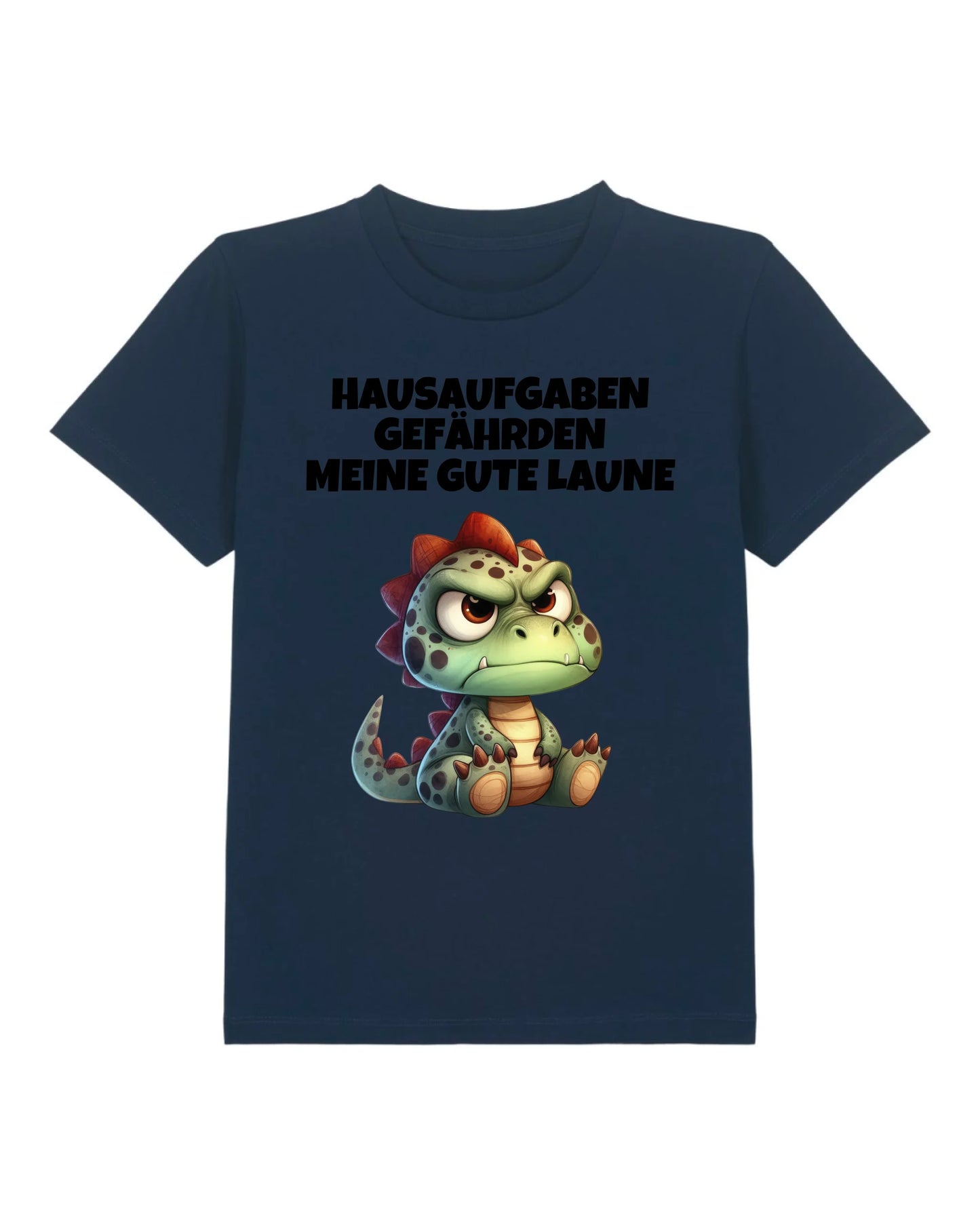 Hausaufgaben - Organic Kid's Shirt (personalisierbar) Mini Creator T-Shirt ST ST French-Navy