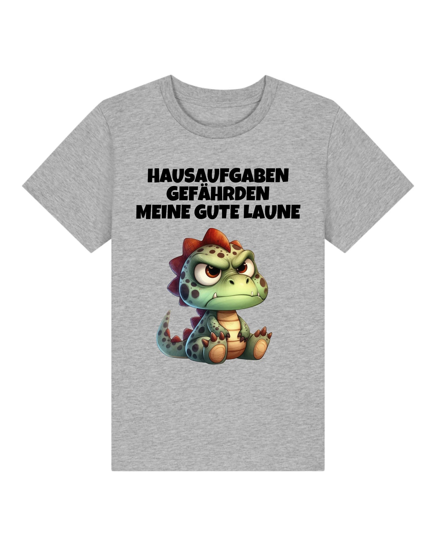 Hausaufgaben - Organic Kid's Shirt (personalisierbar) Mini Creator T-Shirt ST ST Heather-Grey